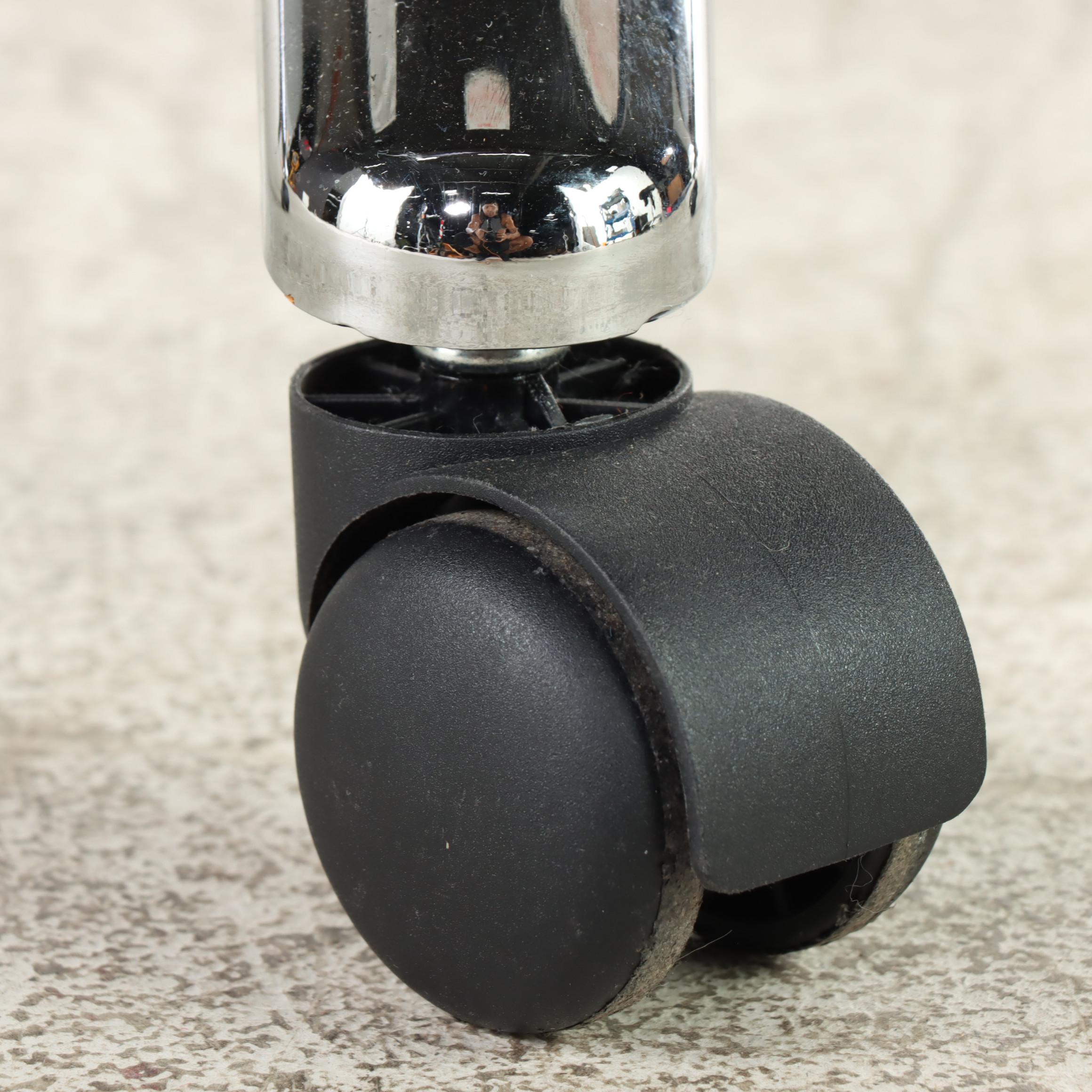 Serta Vinyl Upholstered and Chromed Metal Executive Armchair