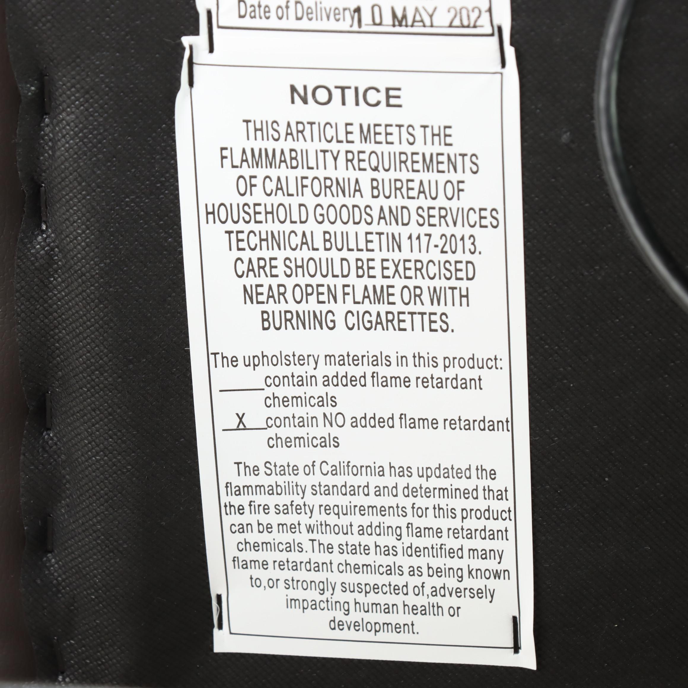 Serta Vinyl Upholstered and Chromed Metal Executive Armchair