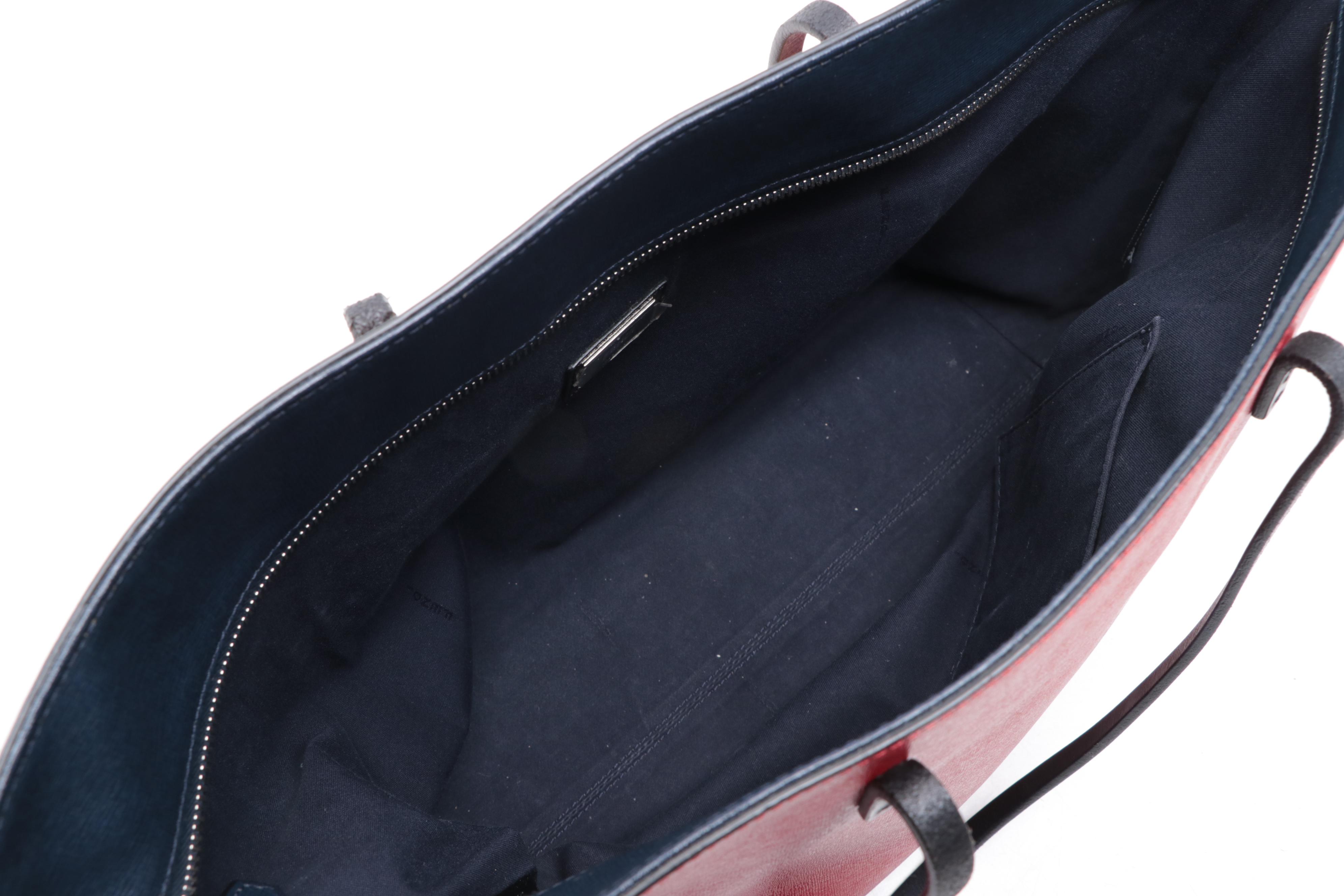 Fendi Monster Roll Leather Tote