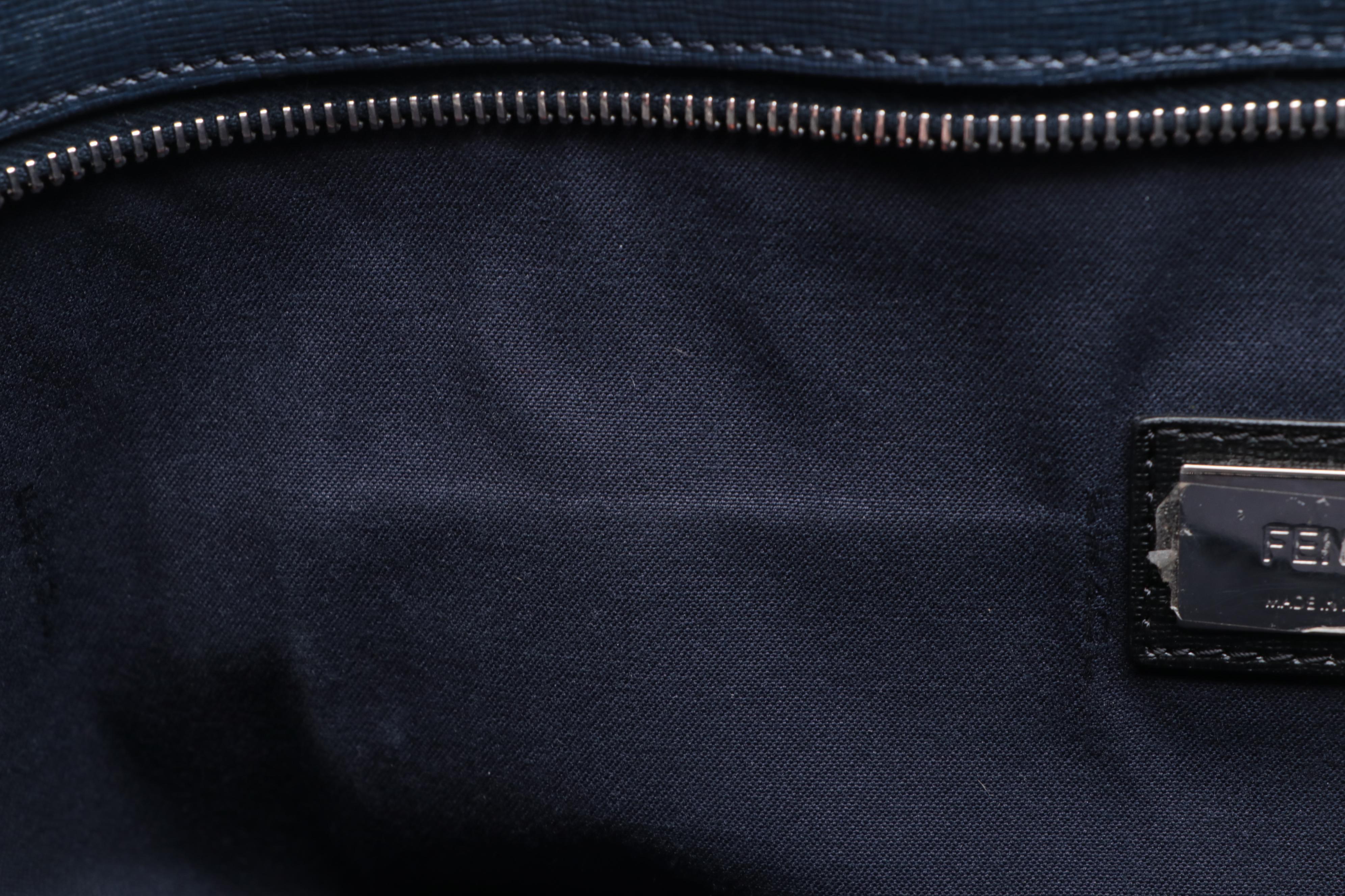 Fendi Monster Roll Leather Tote