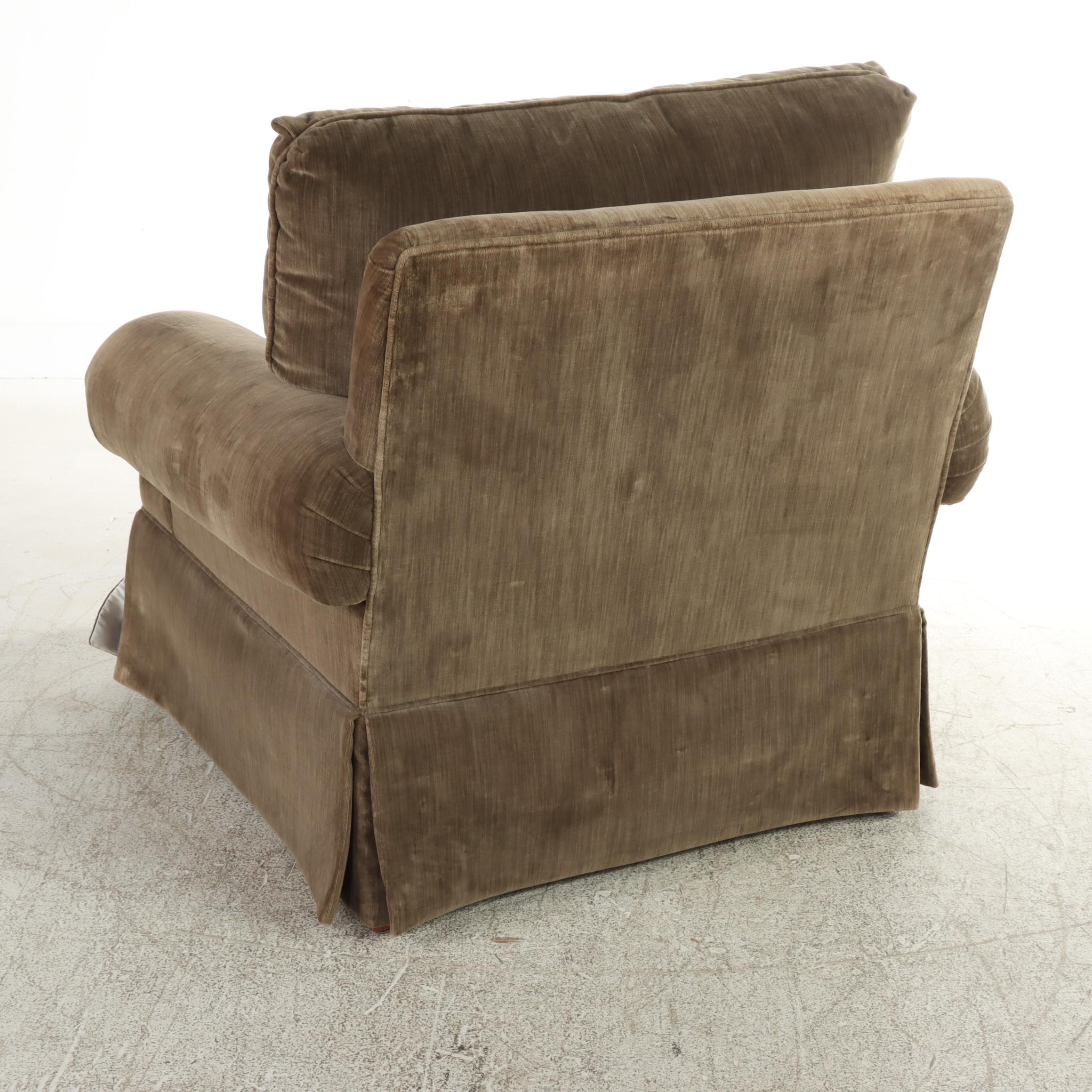Henredon Custom-Upholstered Easy Armchair