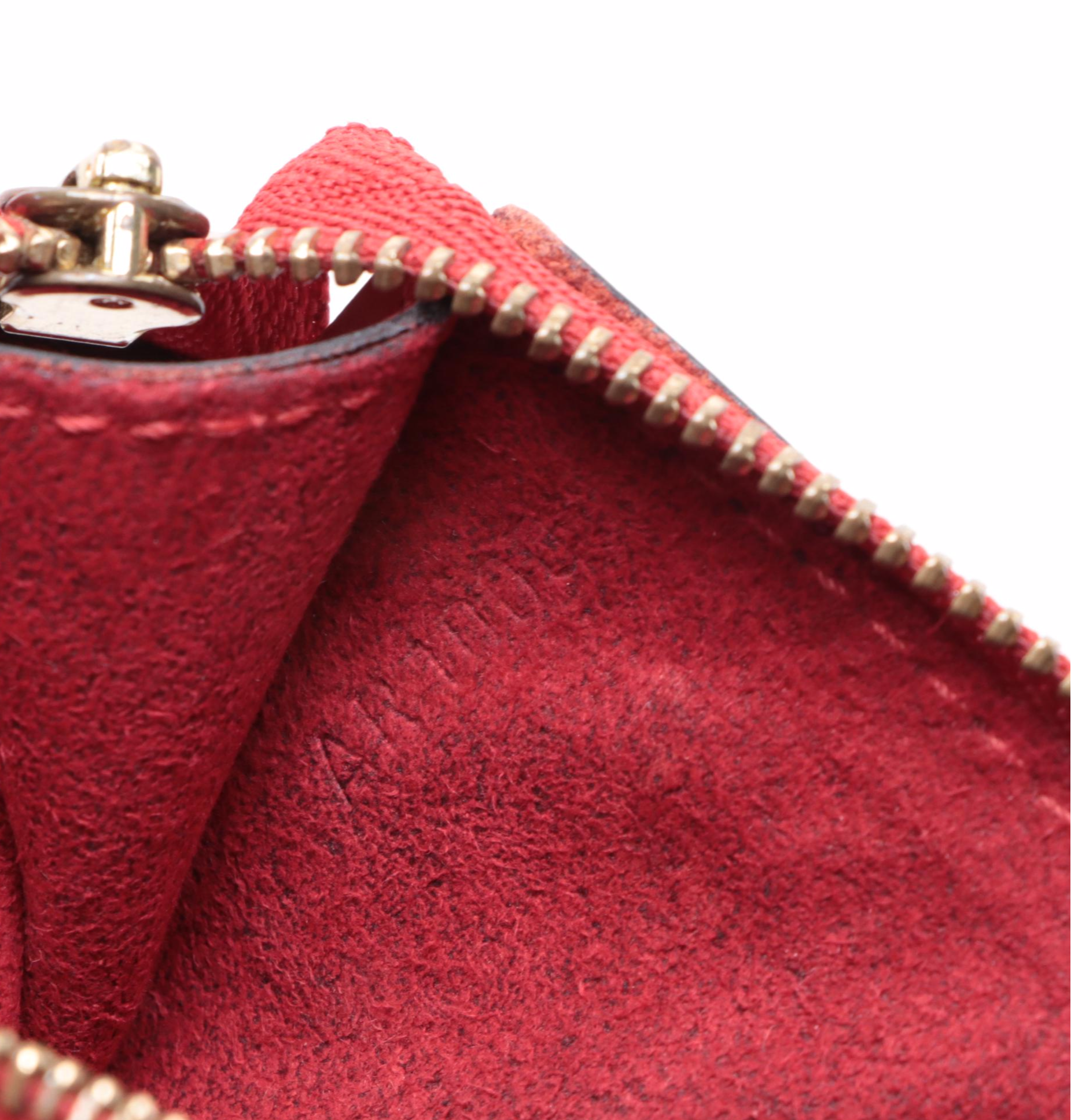 Louis Vuitton Pochette Accessoires in Red Epi Leather