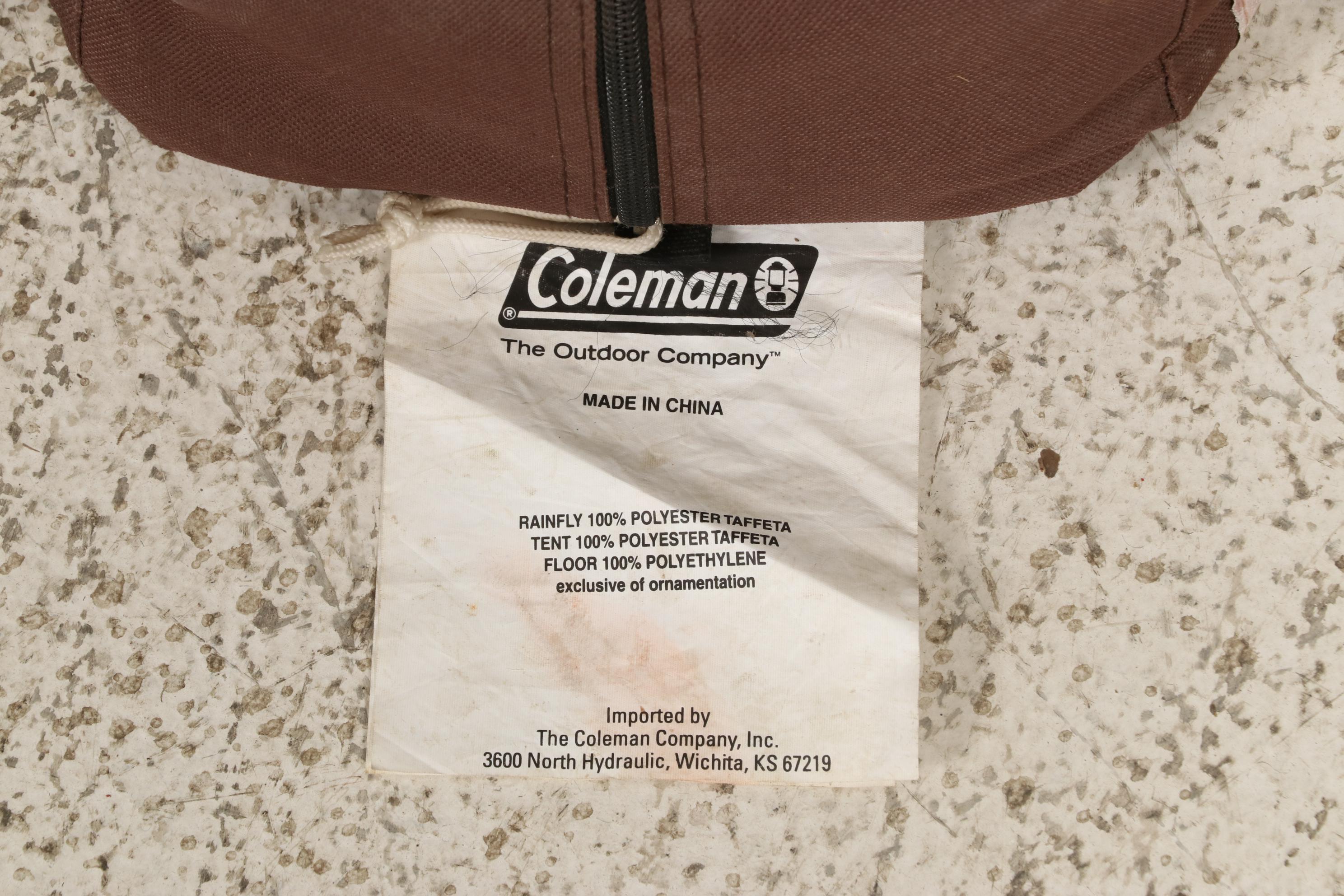 Coleman 10' Canopy With OSU Logo and Other Camping Gear