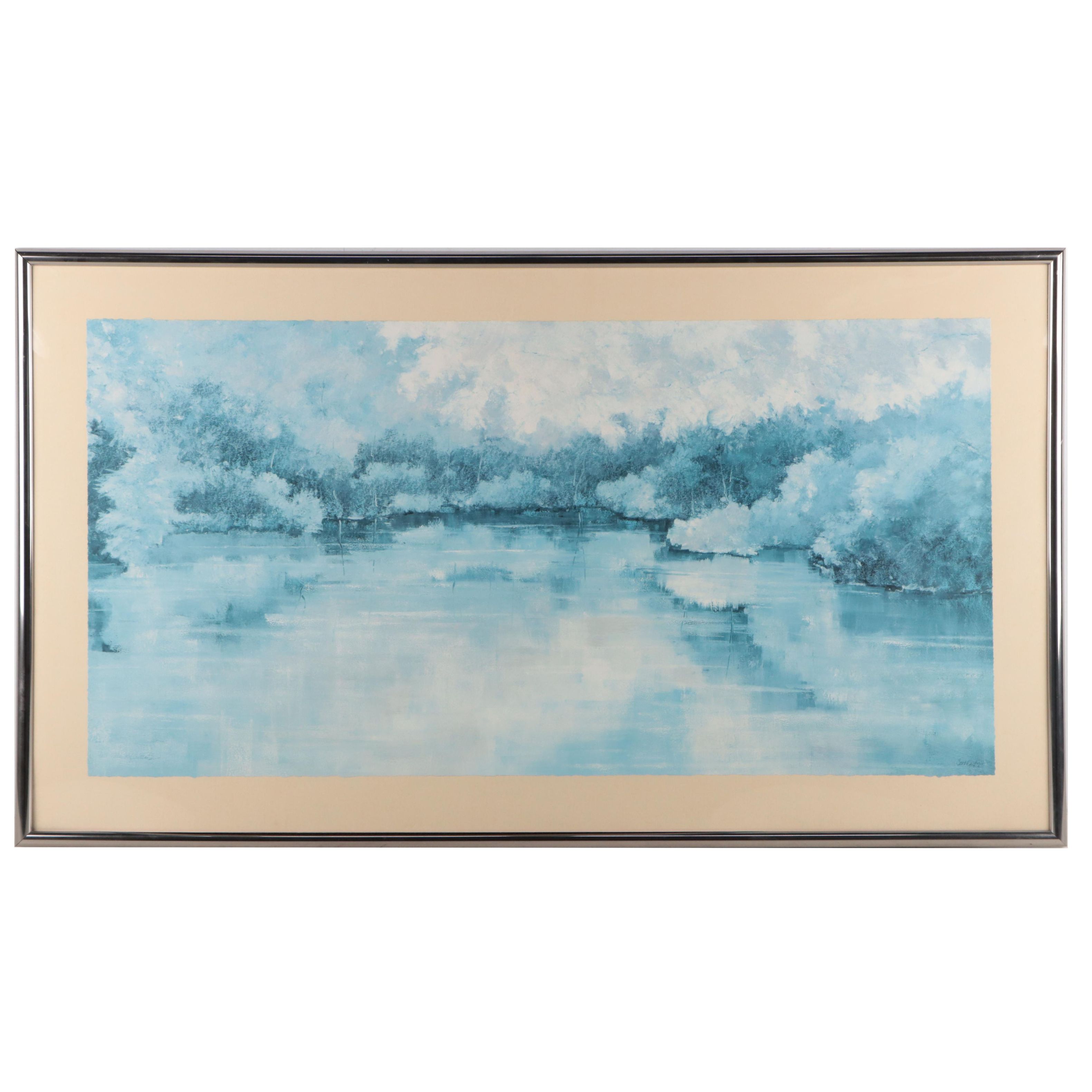 Offset Lithographs of Landscapes After Thomas Greene, Circa 1987