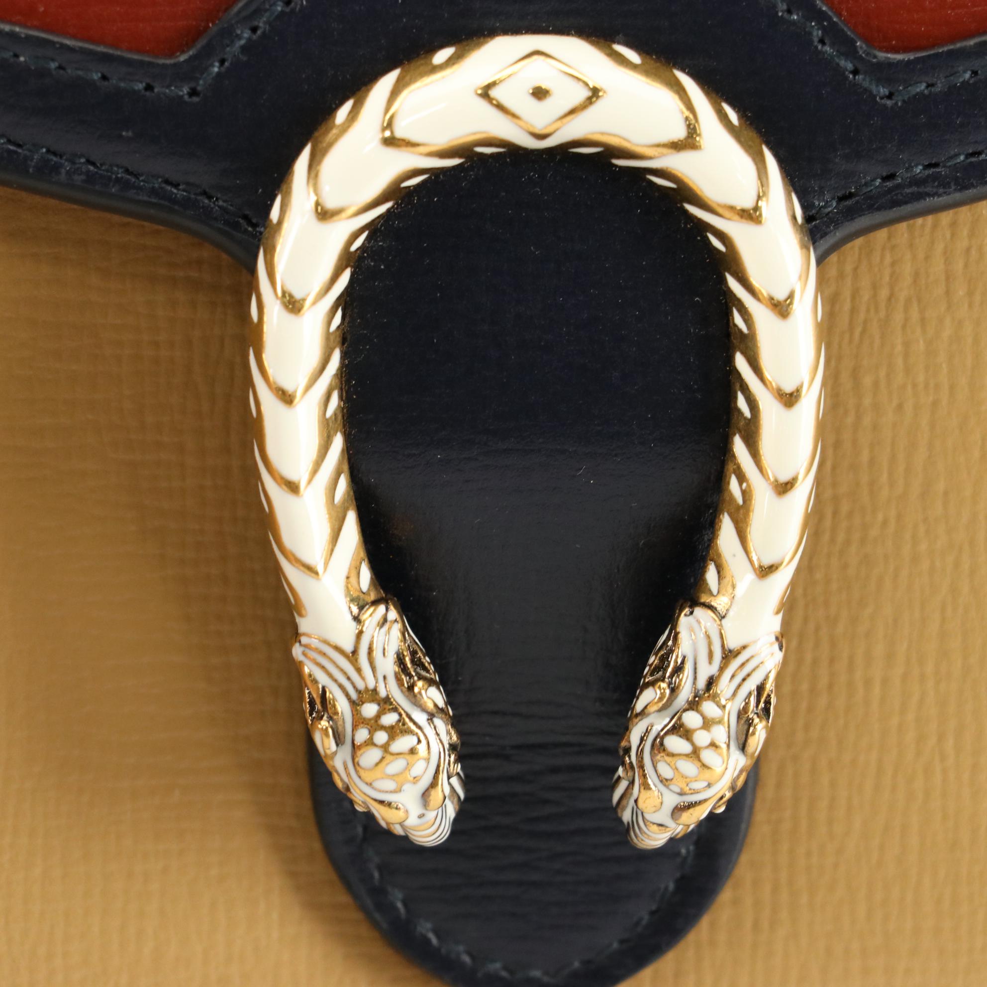 Gucci Dionysus Leather Wallet on Chain