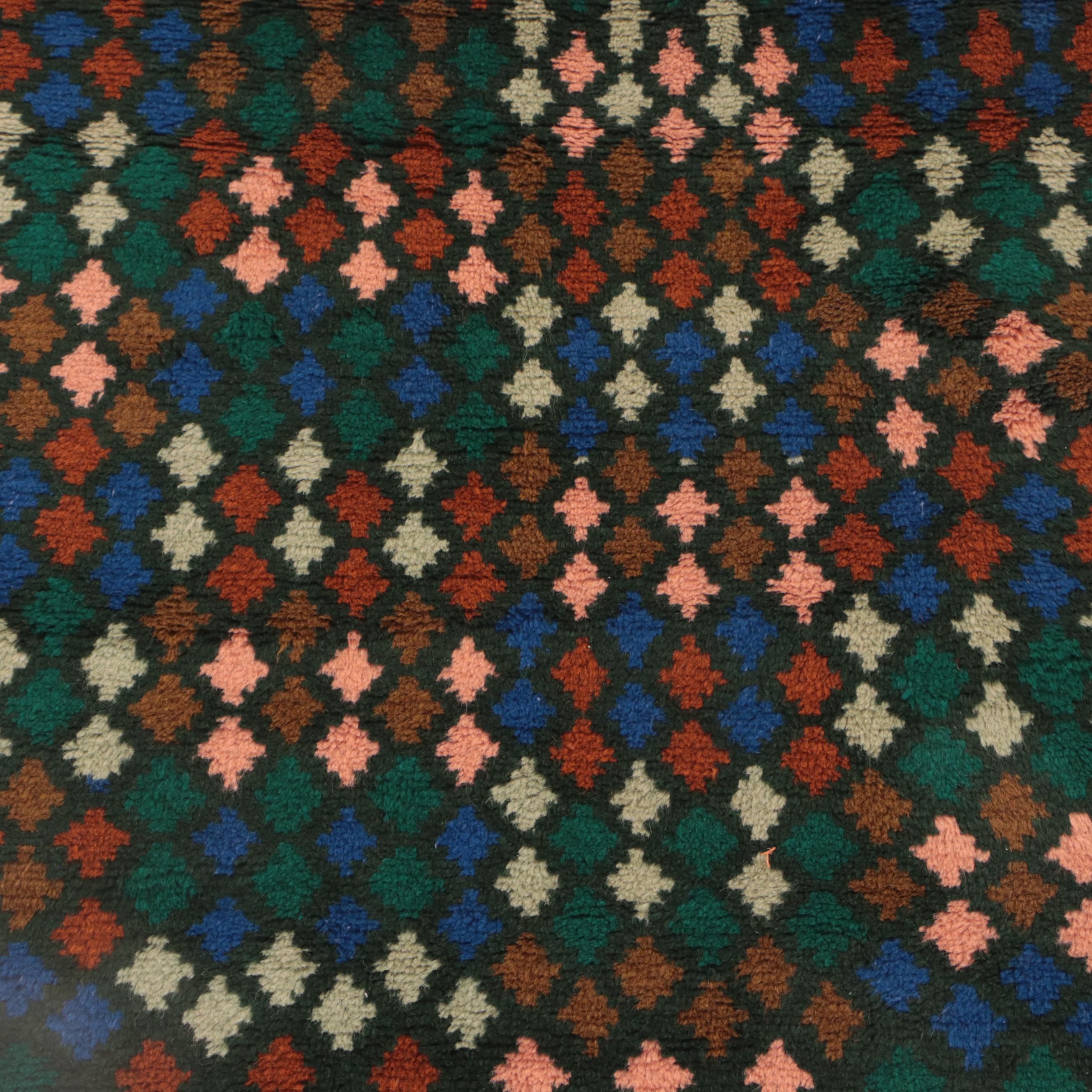 2'6 x 3'6 Hand-Knotted Afghan Baluch Accent Rug