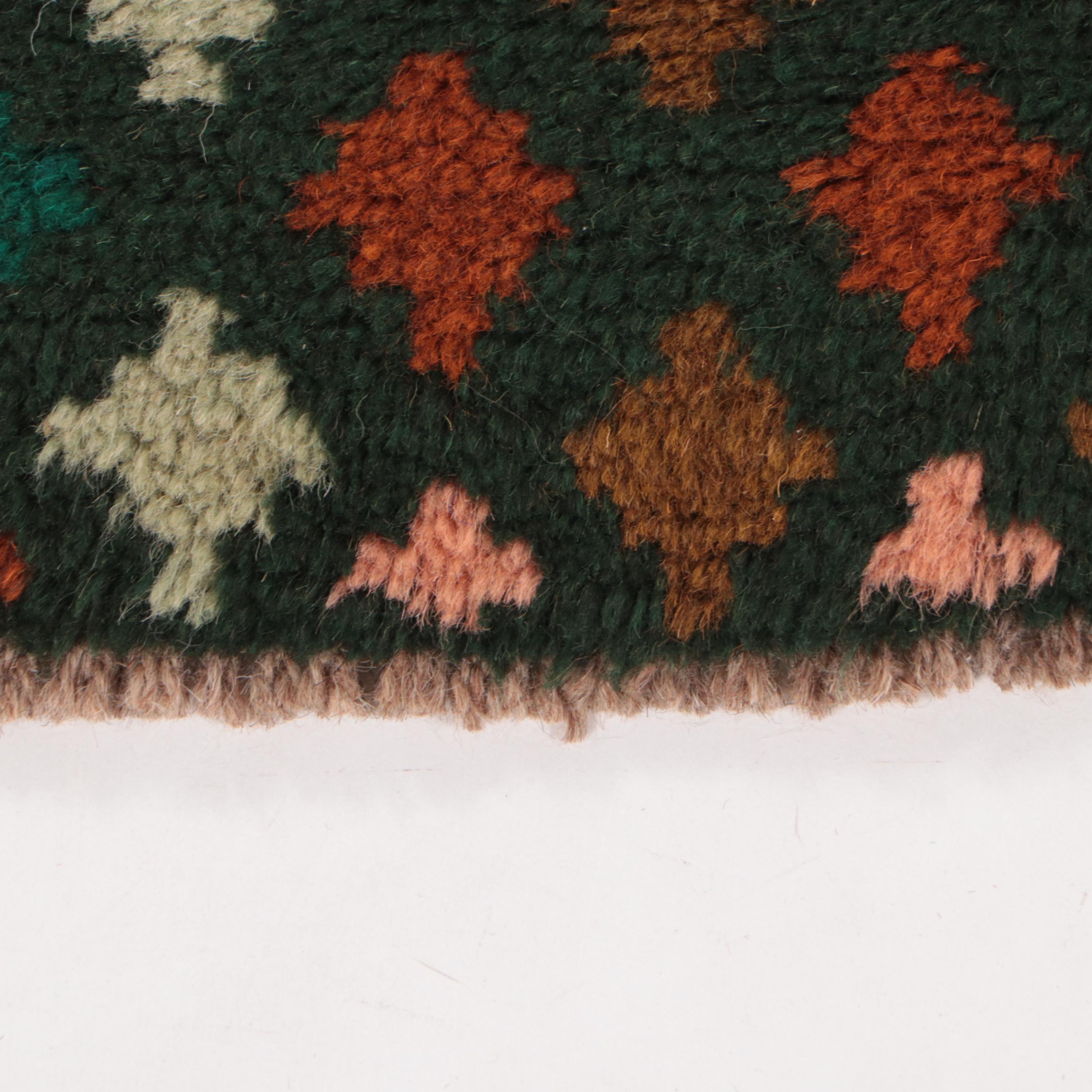 2'6 x 3'6 Hand-Knotted Afghan Baluch Accent Rug