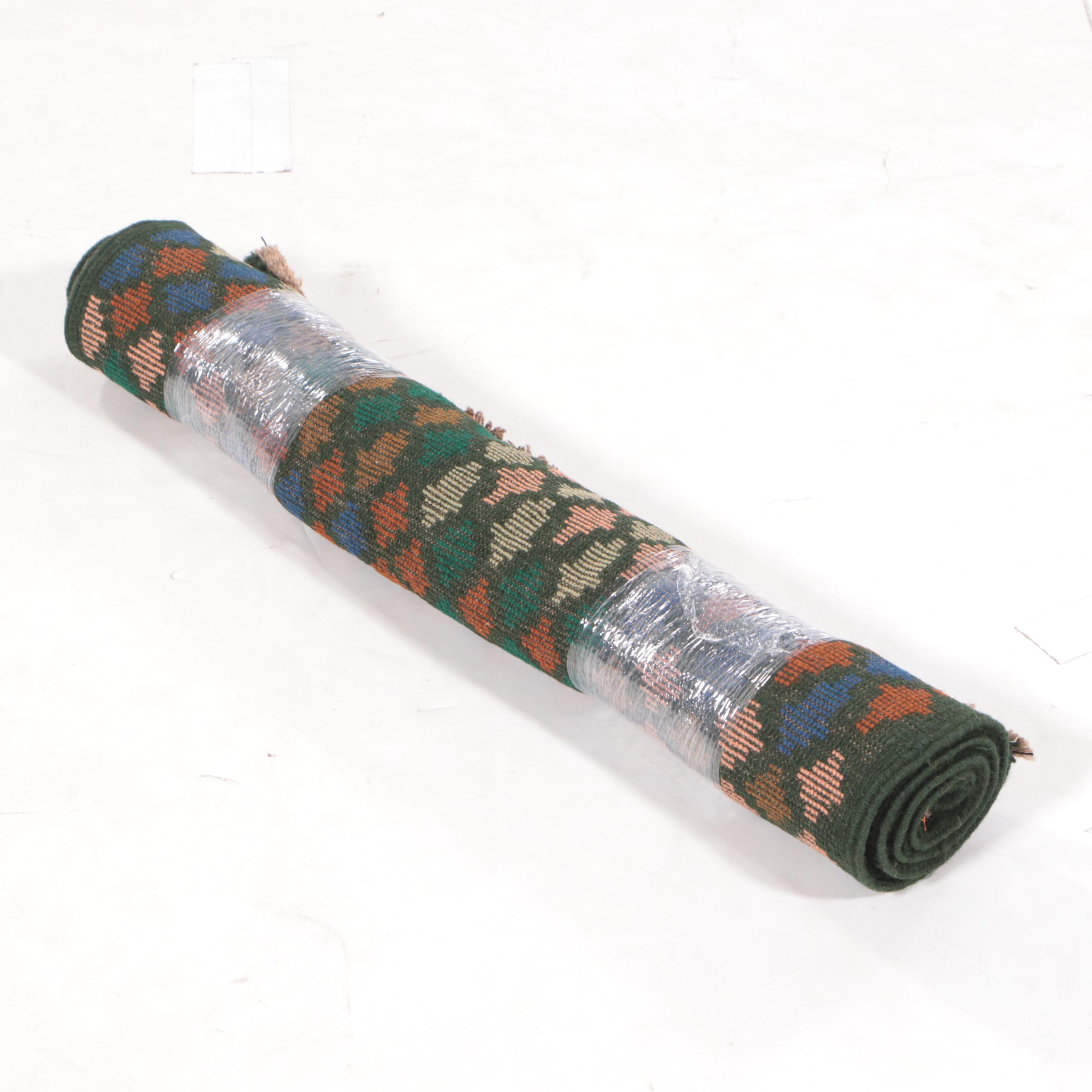 2'6 x 3'6 Hand-Knotted Afghan Baluch Accent Rug