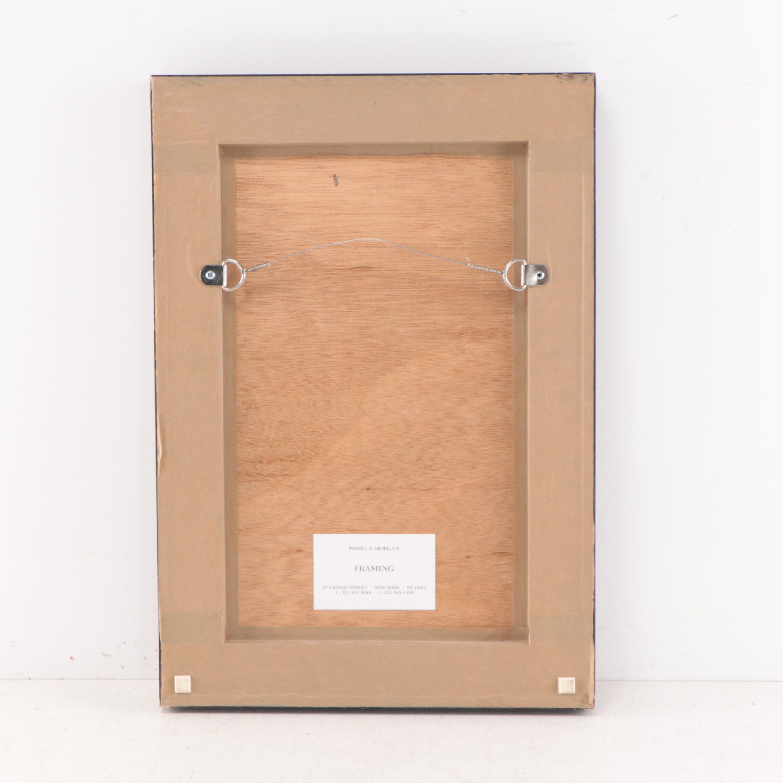 Isabel Pons Tello Abstract Geometric Mixed Media Painting