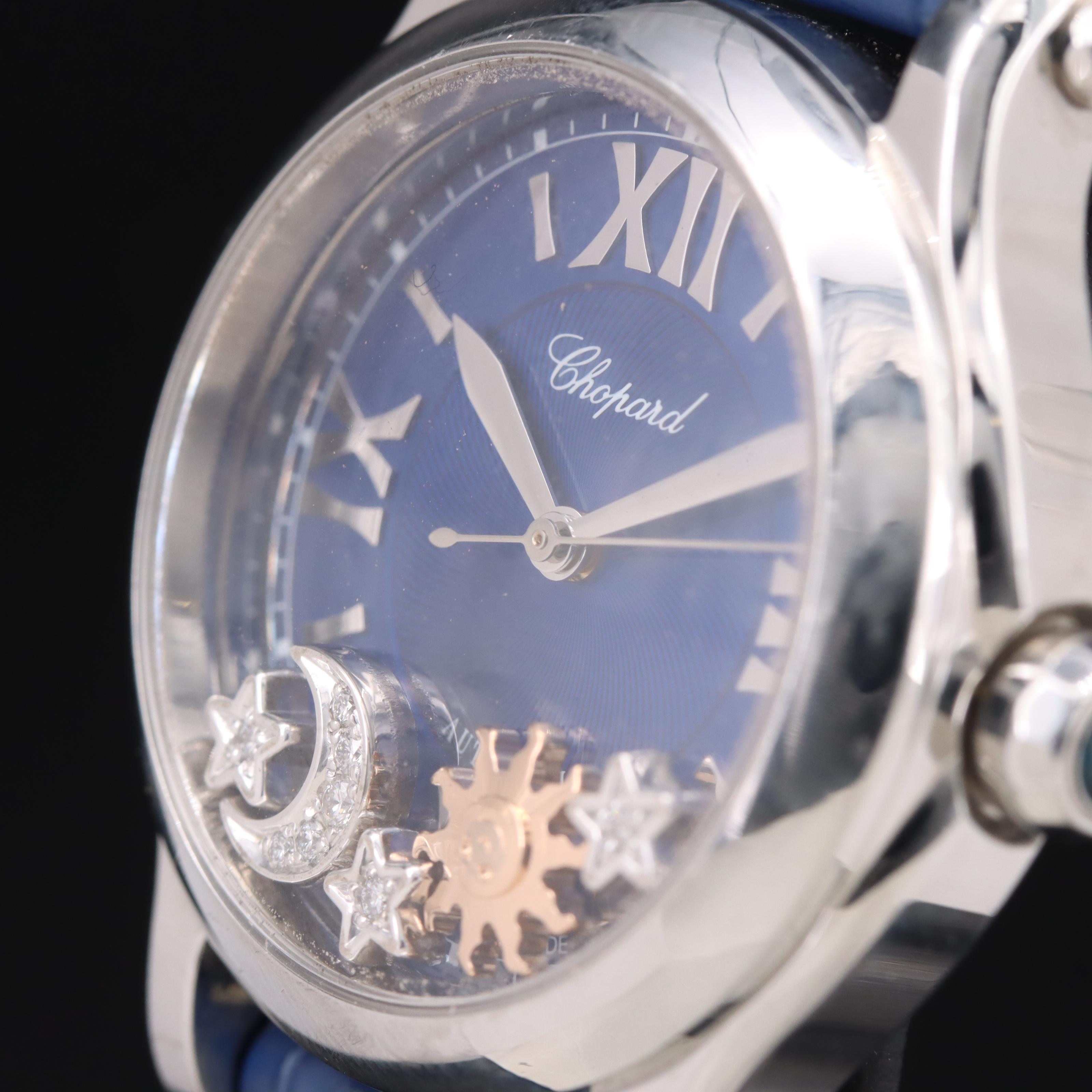 2018 Chopard Happy Sport Stars, Sun and Moon Diamond Watch