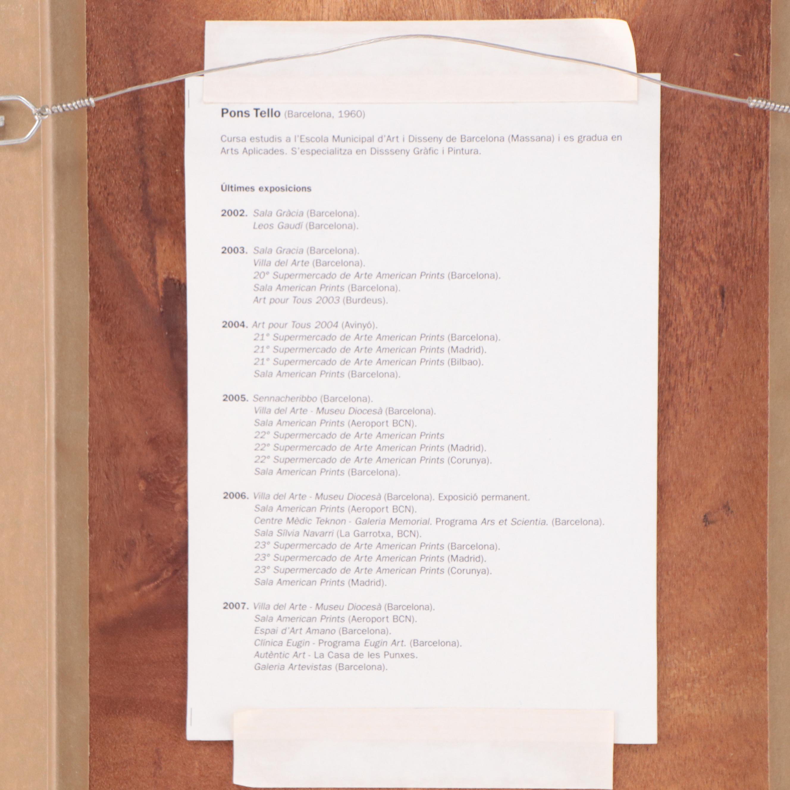 Isabel Pons Tello Abstract Mixed Media Painting