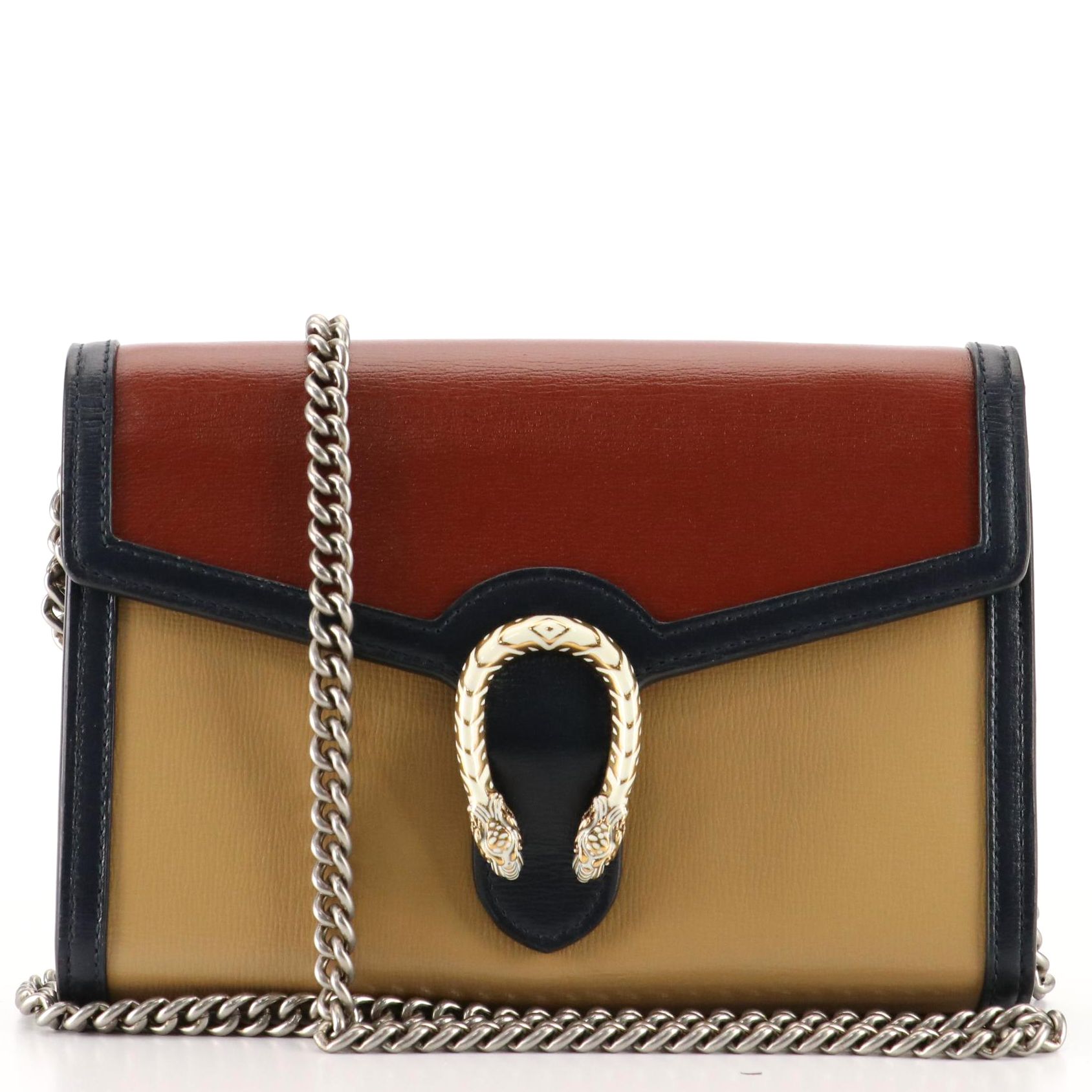 Gucci Dionysus Leather Wallet on Chain