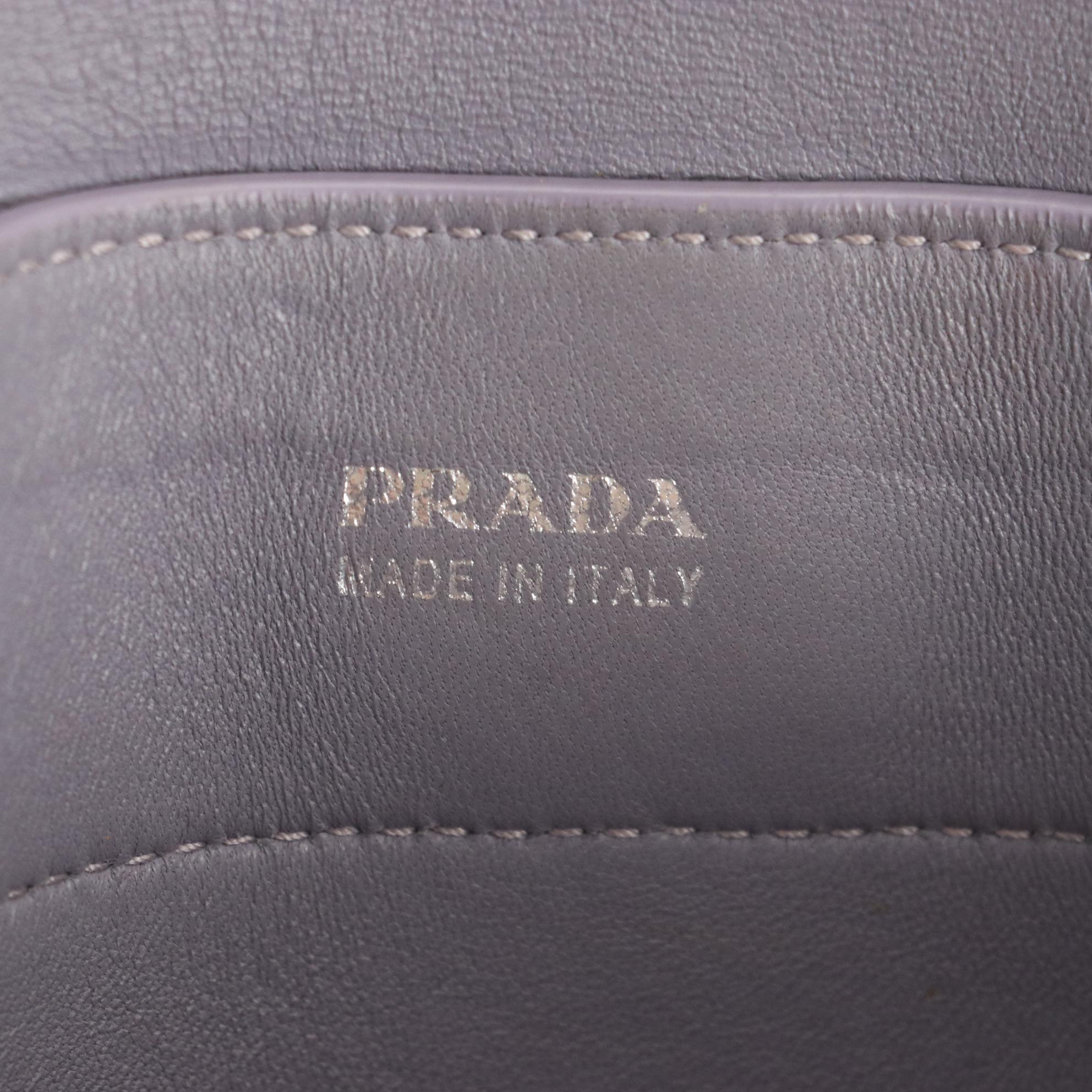 Prada Saffiano Leather Front Flap Crossbody