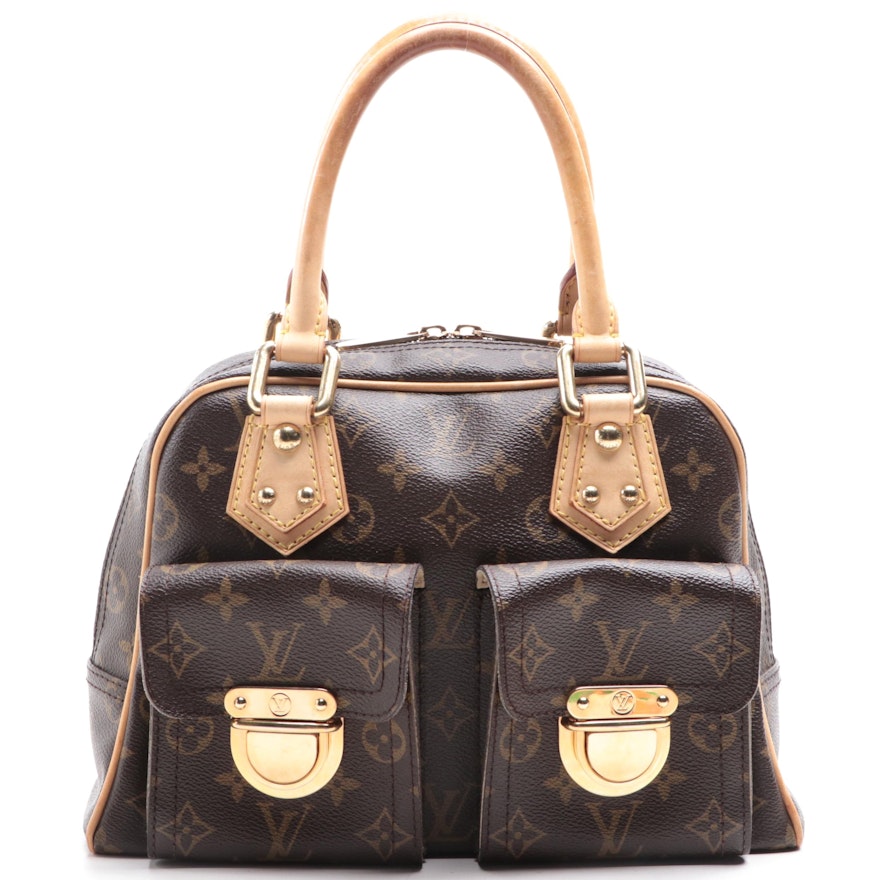 Louis Vuitton Manhattan PM Handbag in Monogram Canvas