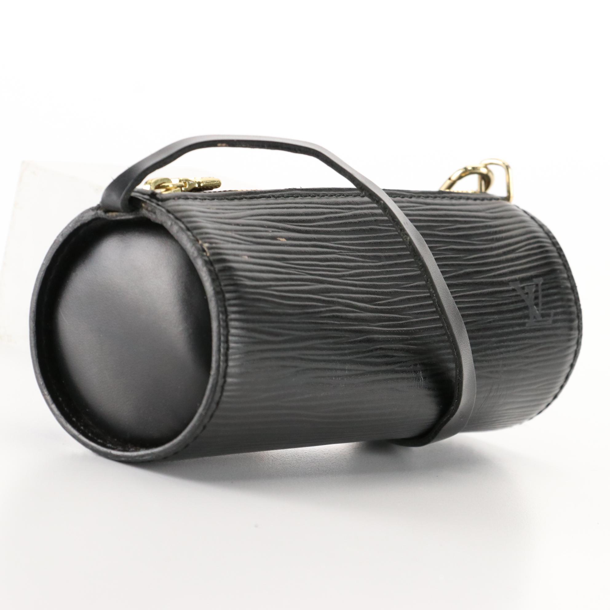 Louis Vuitton Sufflot Pochette in Black Epi Leather