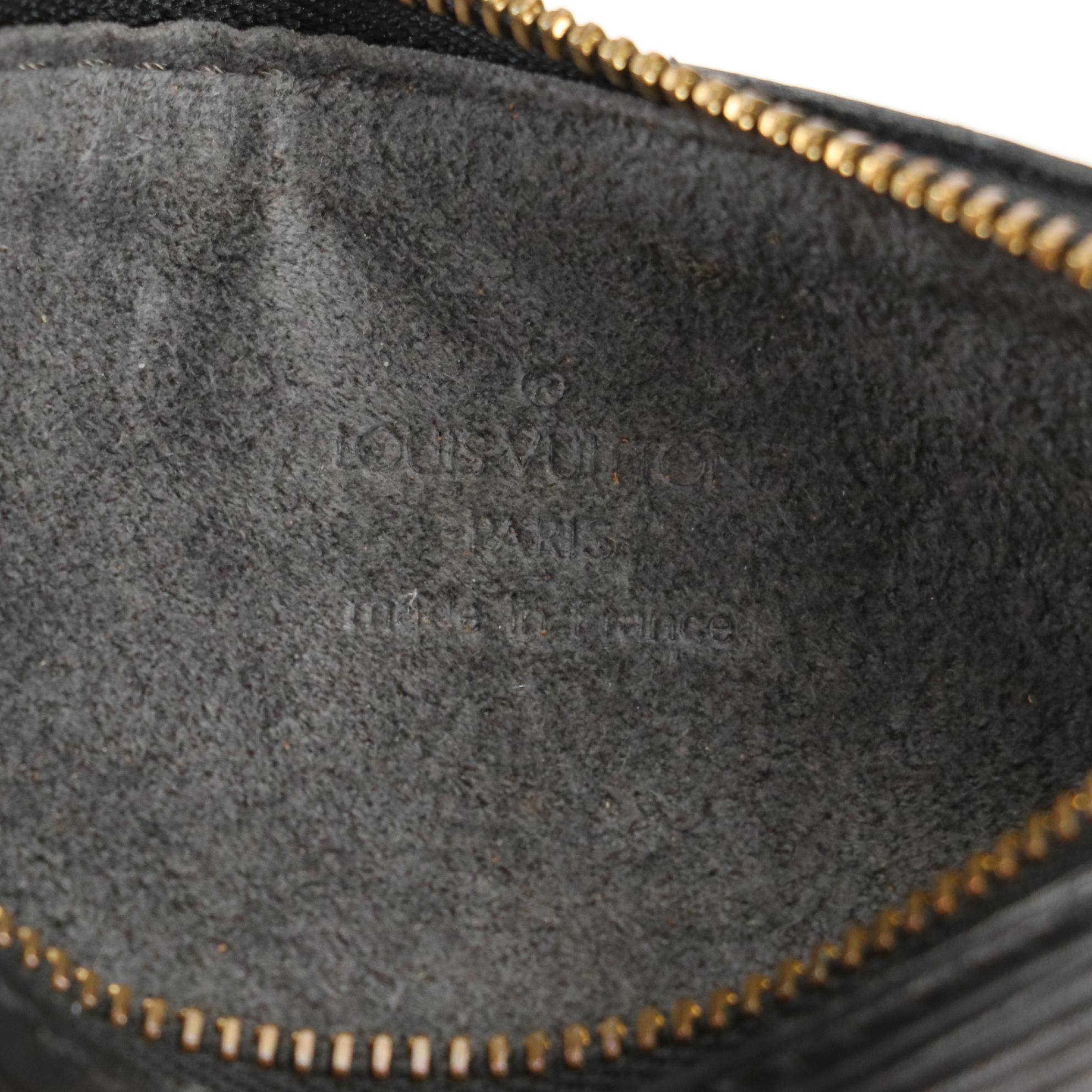 Louis Vuitton Sufflot Pochette in Black Epi Leather