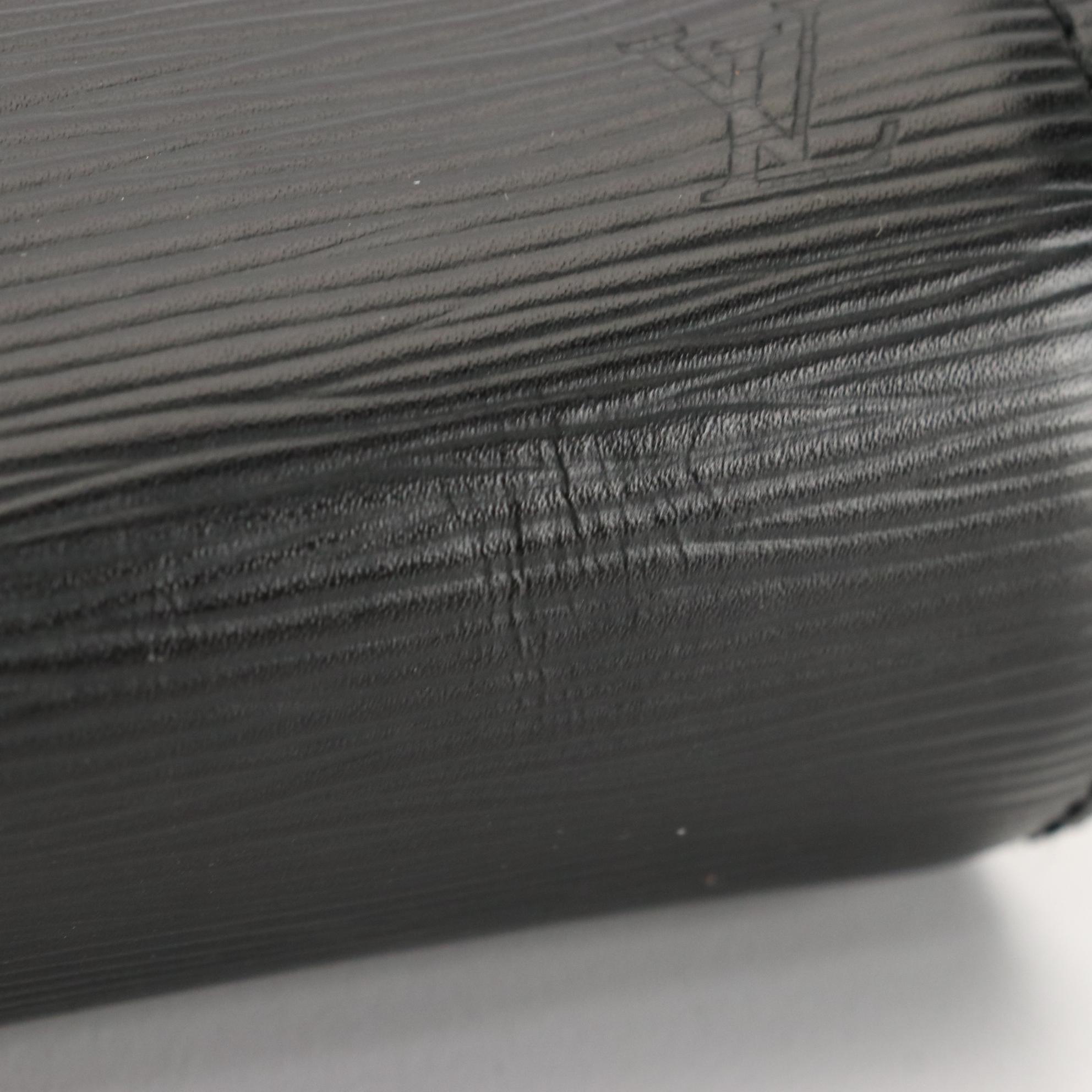 Louis Vuitton Sufflot Pochette in Black Epi Leather