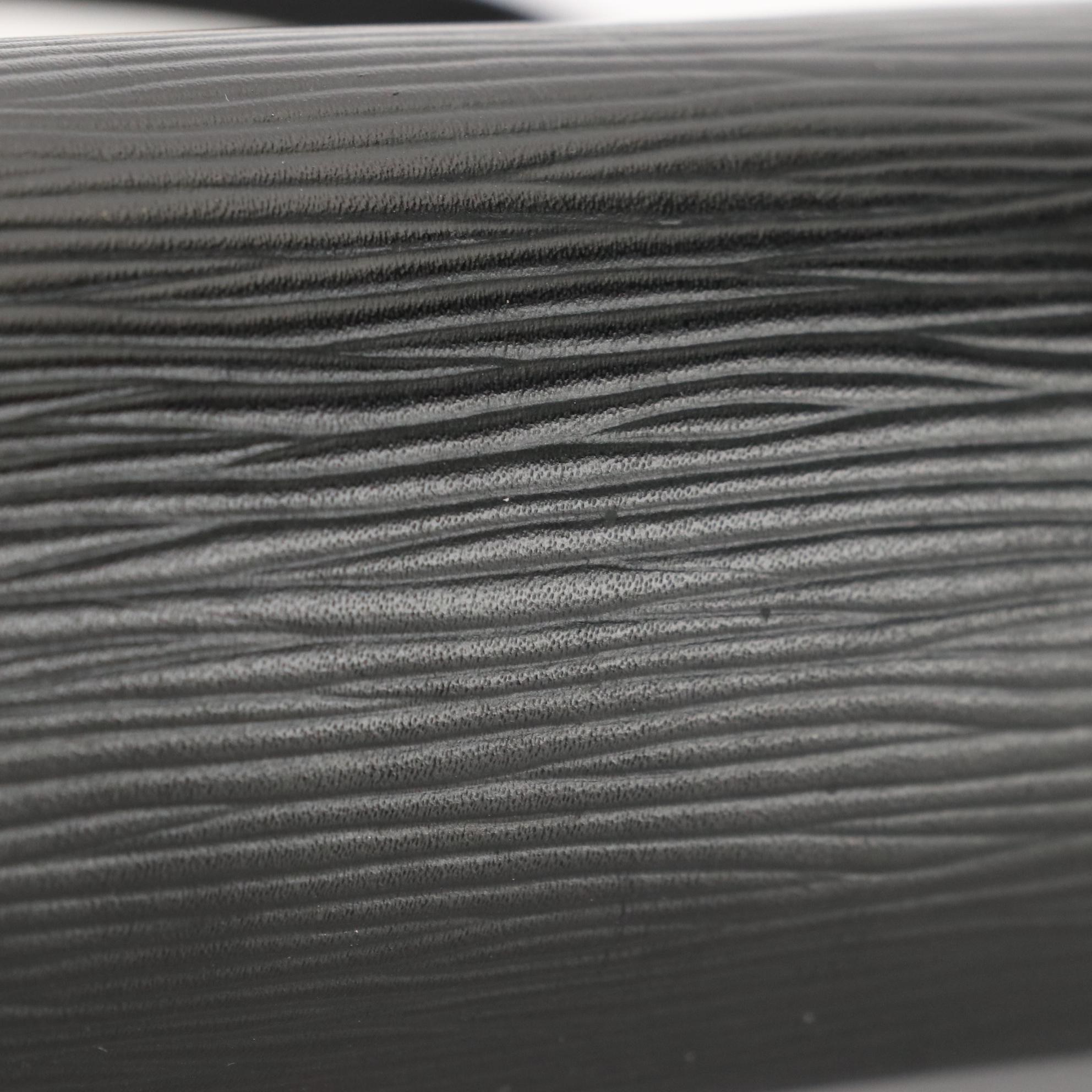 Louis Vuitton Sufflot Pochette in Black Epi Leather