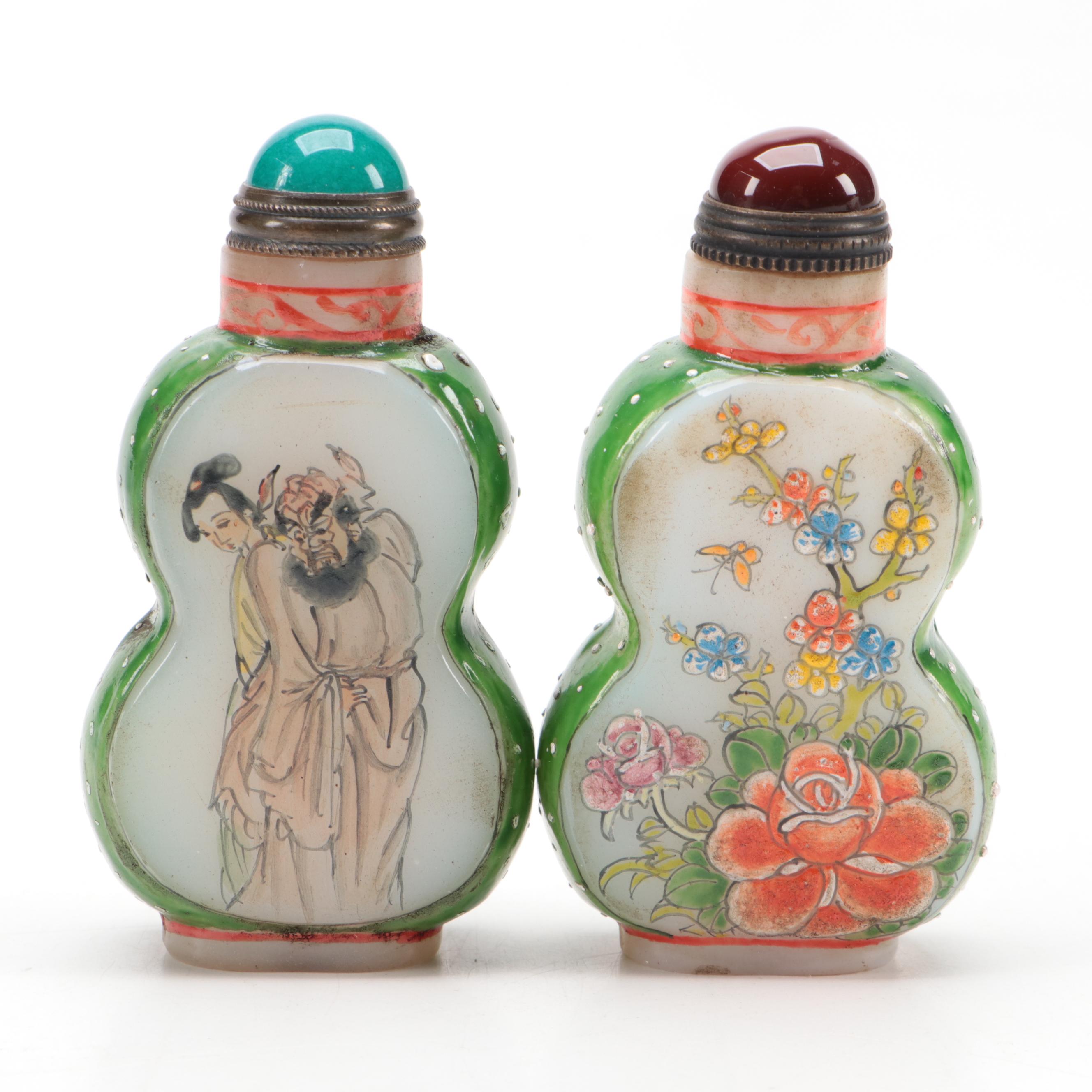 Chinese Hand-Painted Snuff Bottles