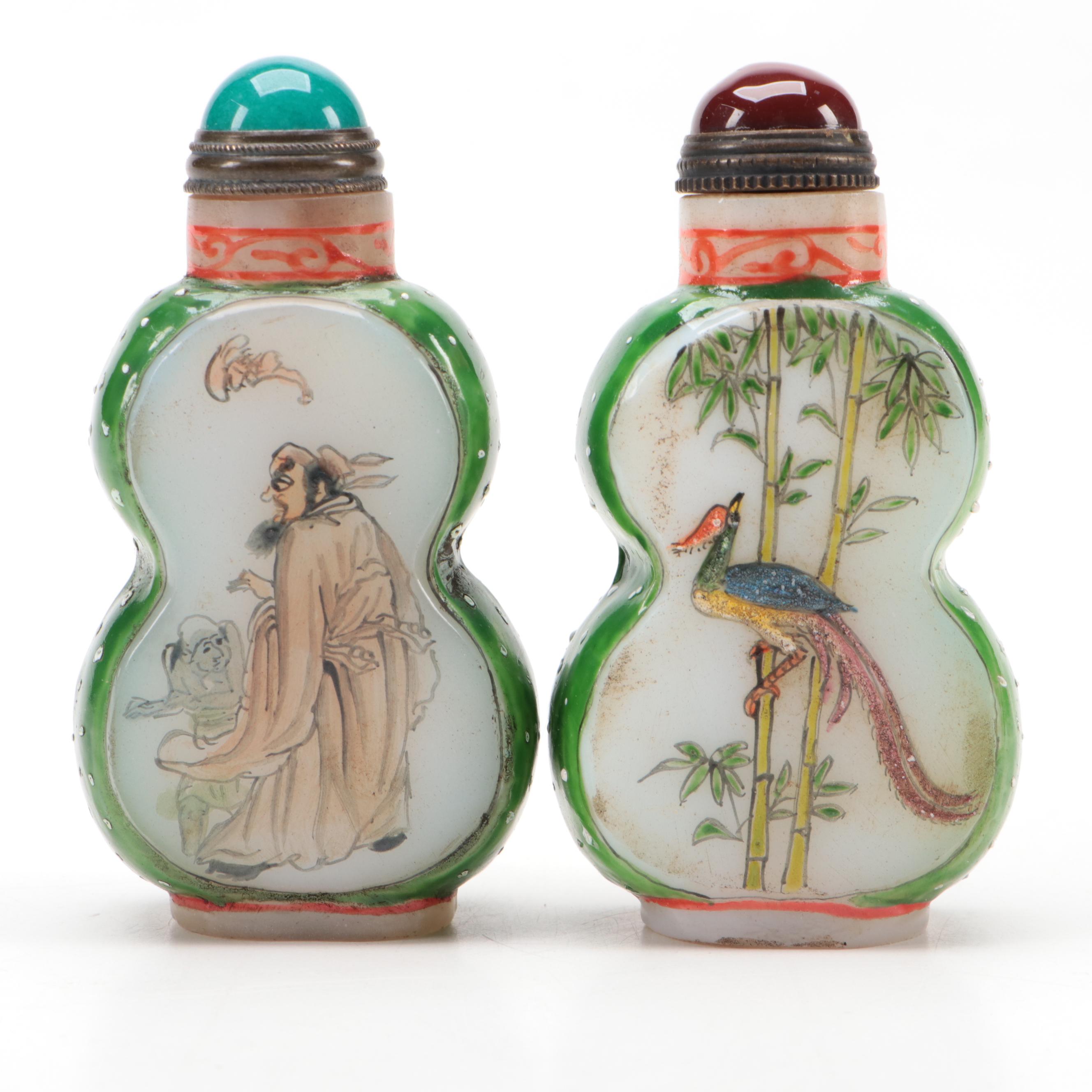 Chinese Hand-Painted Snuff Bottles