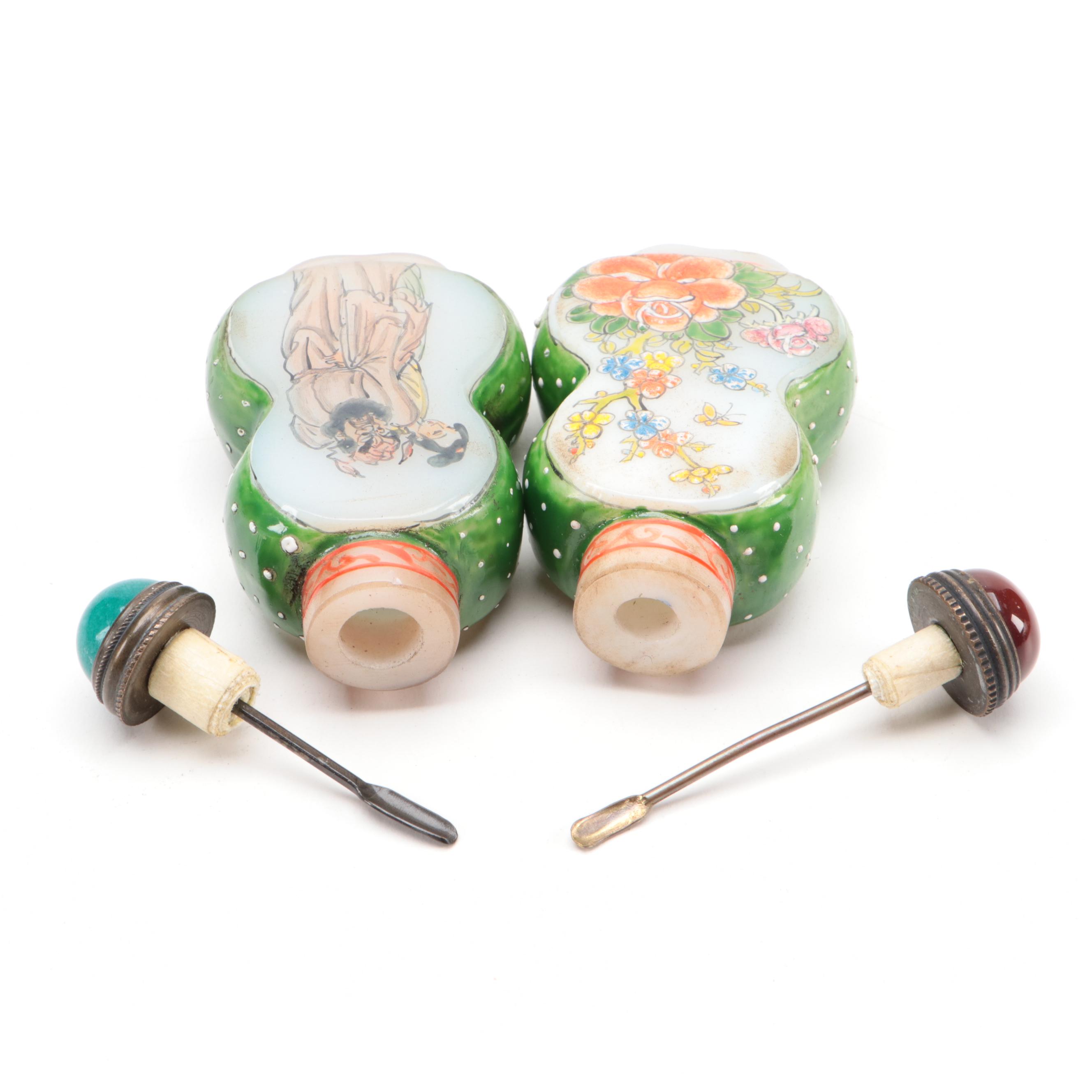Chinese Hand-Painted Snuff Bottles