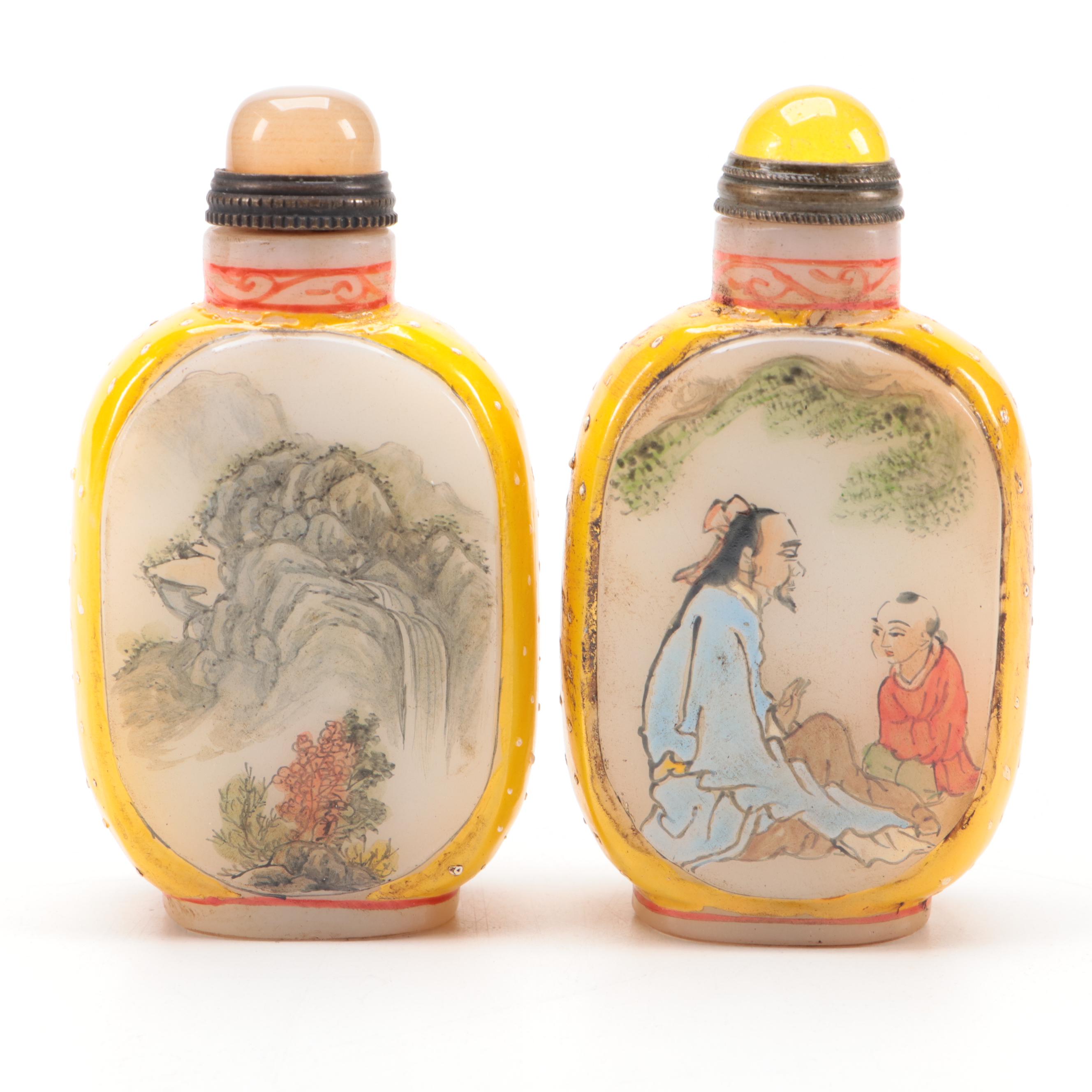 Chinese Hand-Painted Snuff Bottles