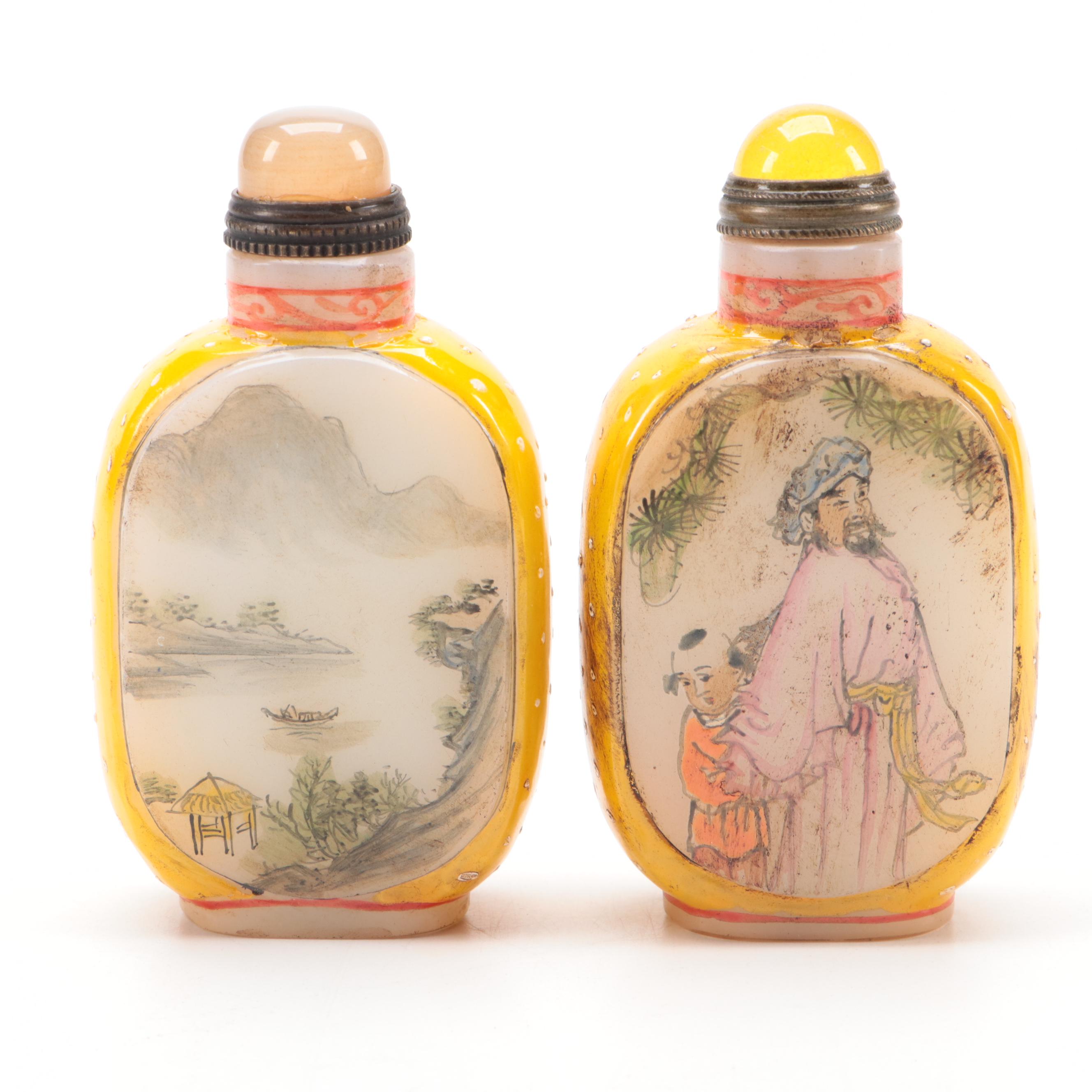 Chinese Hand-Painted Snuff Bottles