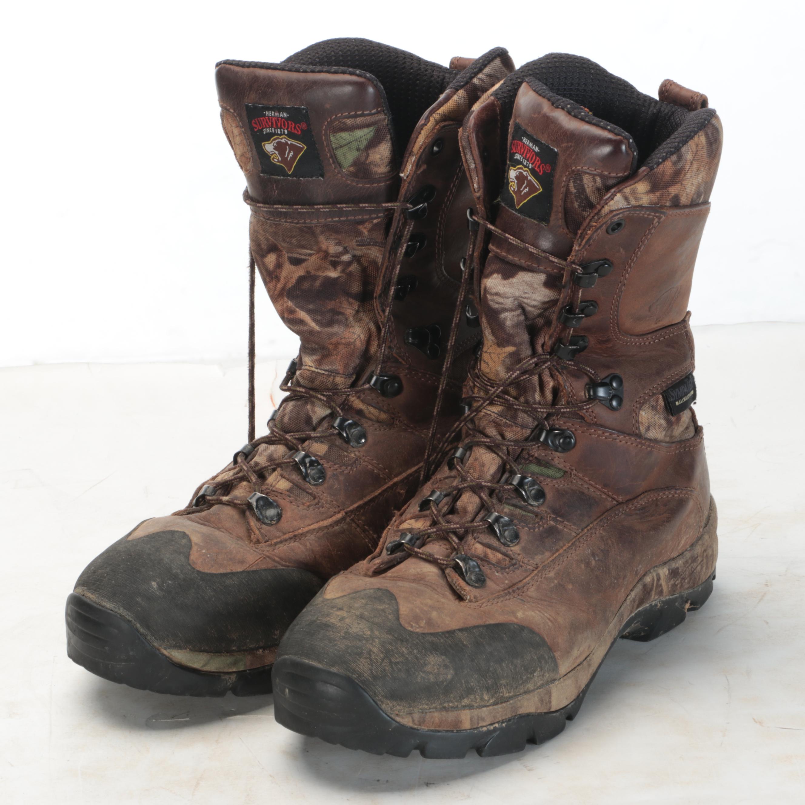 Cabela's Camo Jacket, Herman Survivors Boots, Auscamoteck Ghillie Blind and More