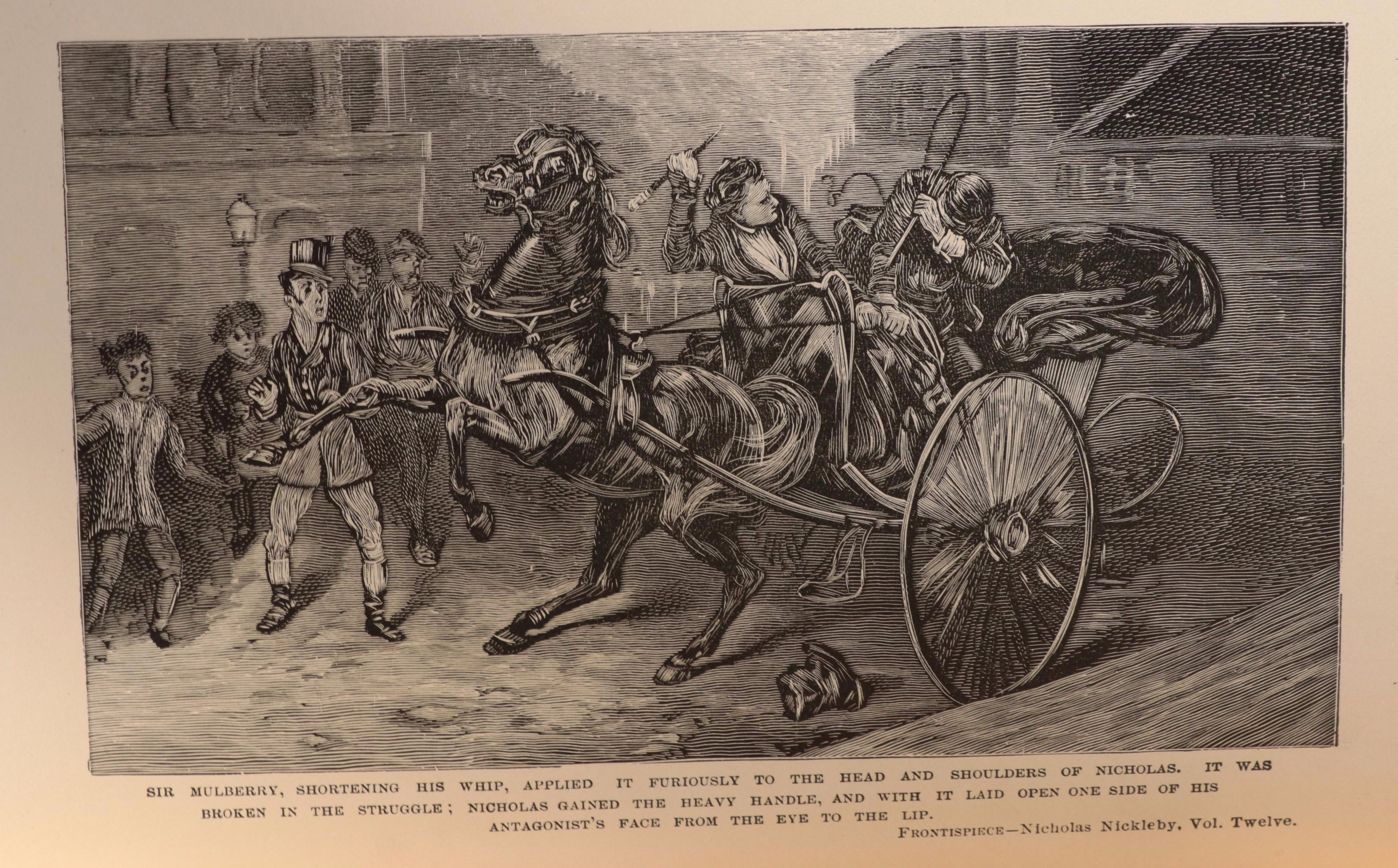 "The Works of Charles Dickens" Partial Set, Early 20th Century