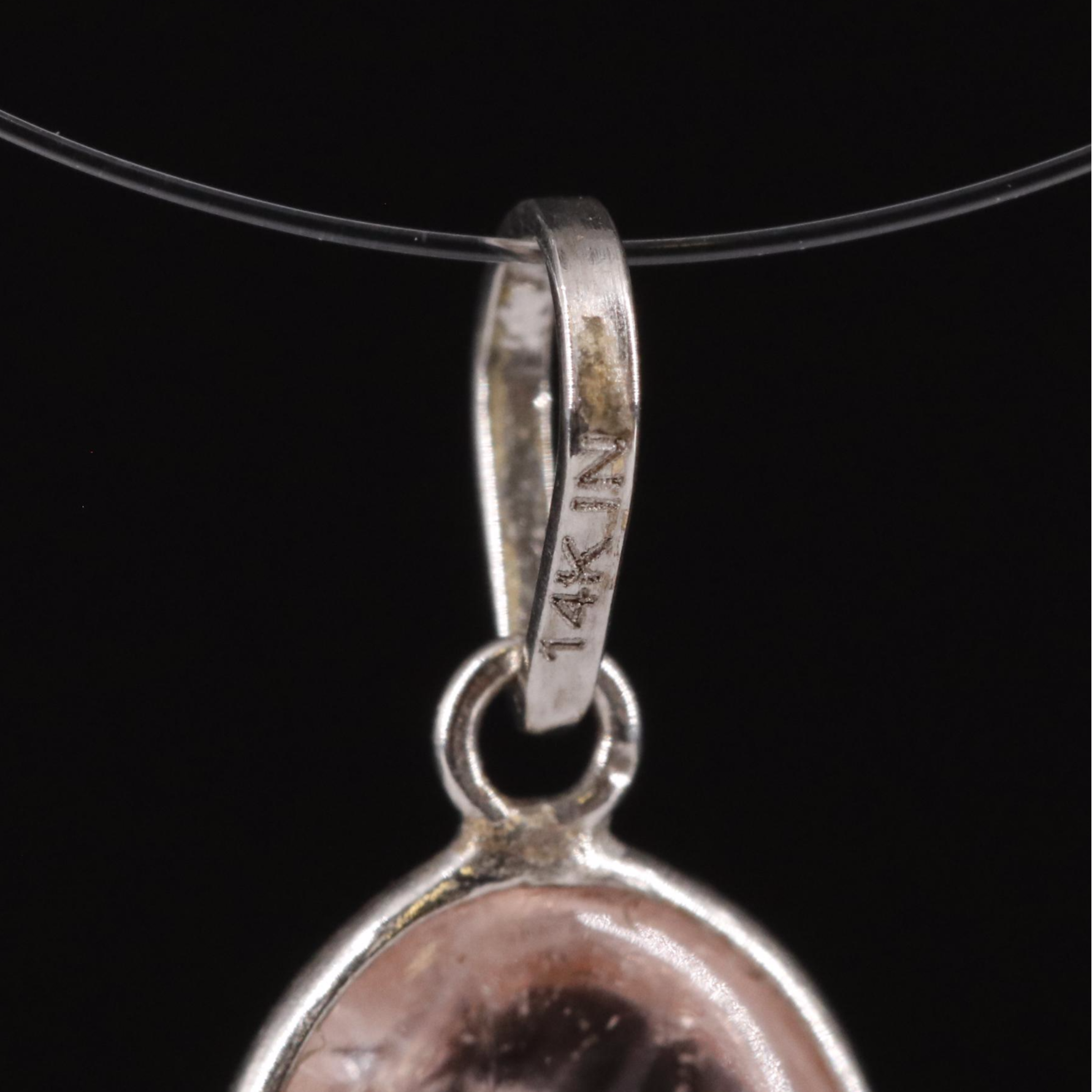 14K Morganite Pendant