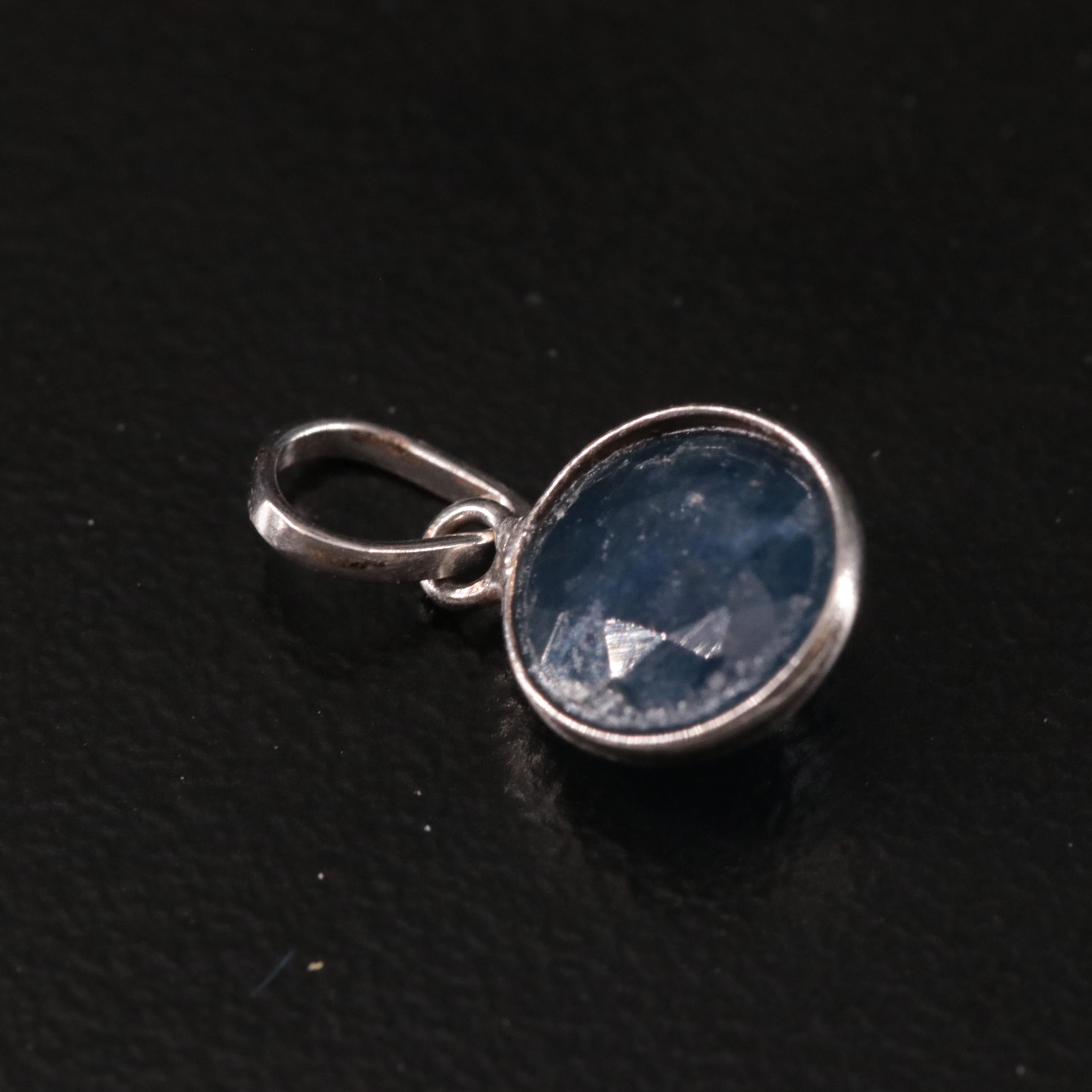 14K Filled Corundum Pendant