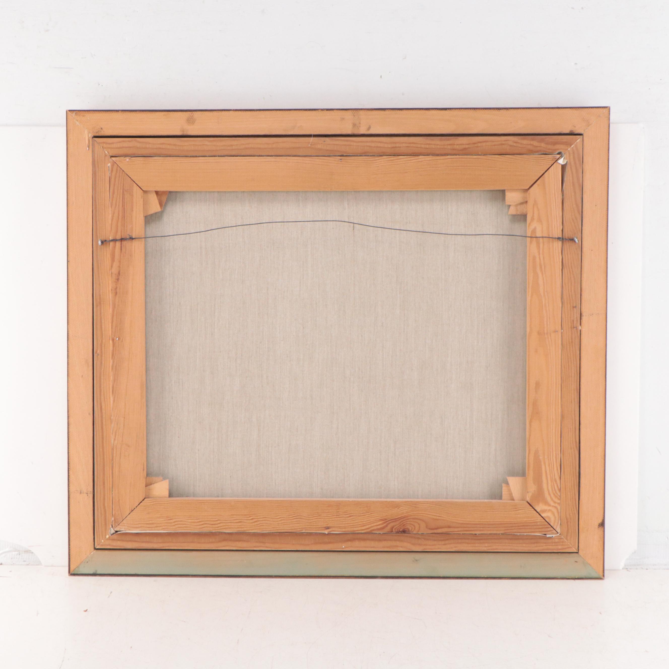 Meyer Muenchen Oil Painting of a Mountain Landscape, Mid-20th Century