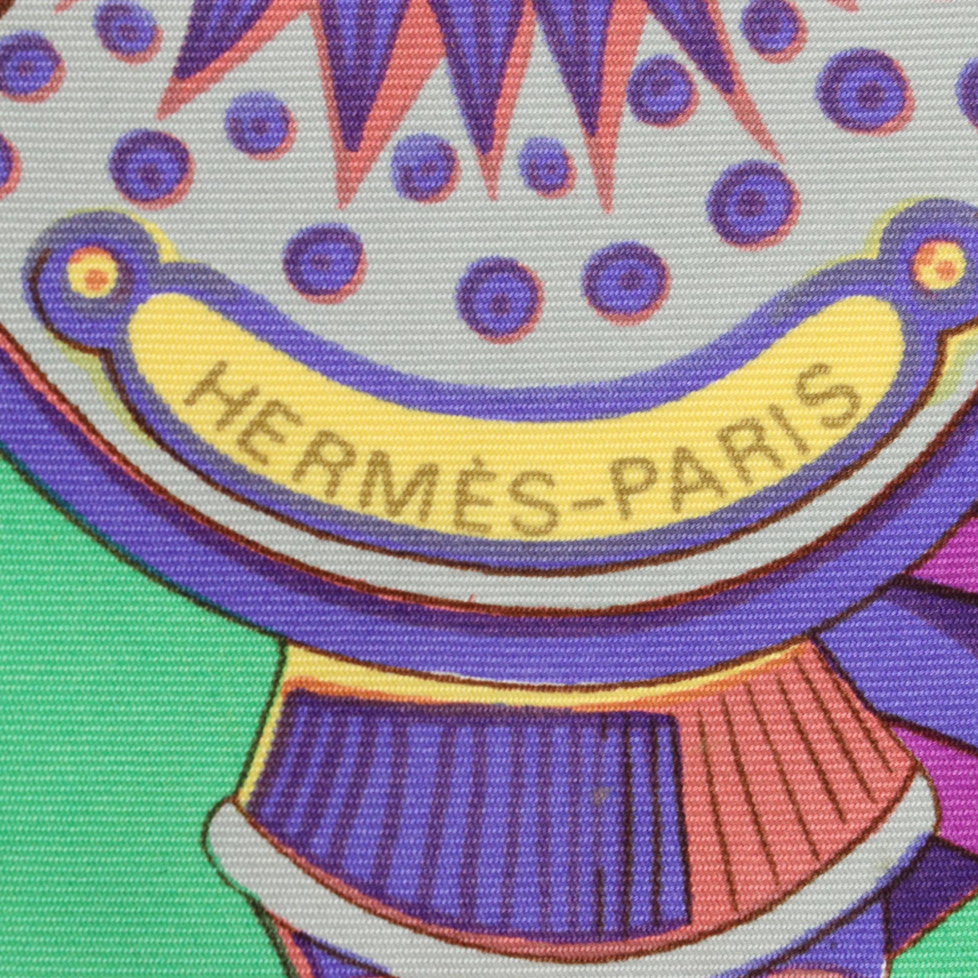 Hermès "Etendards et Bannieres" Silk Twill Scarf