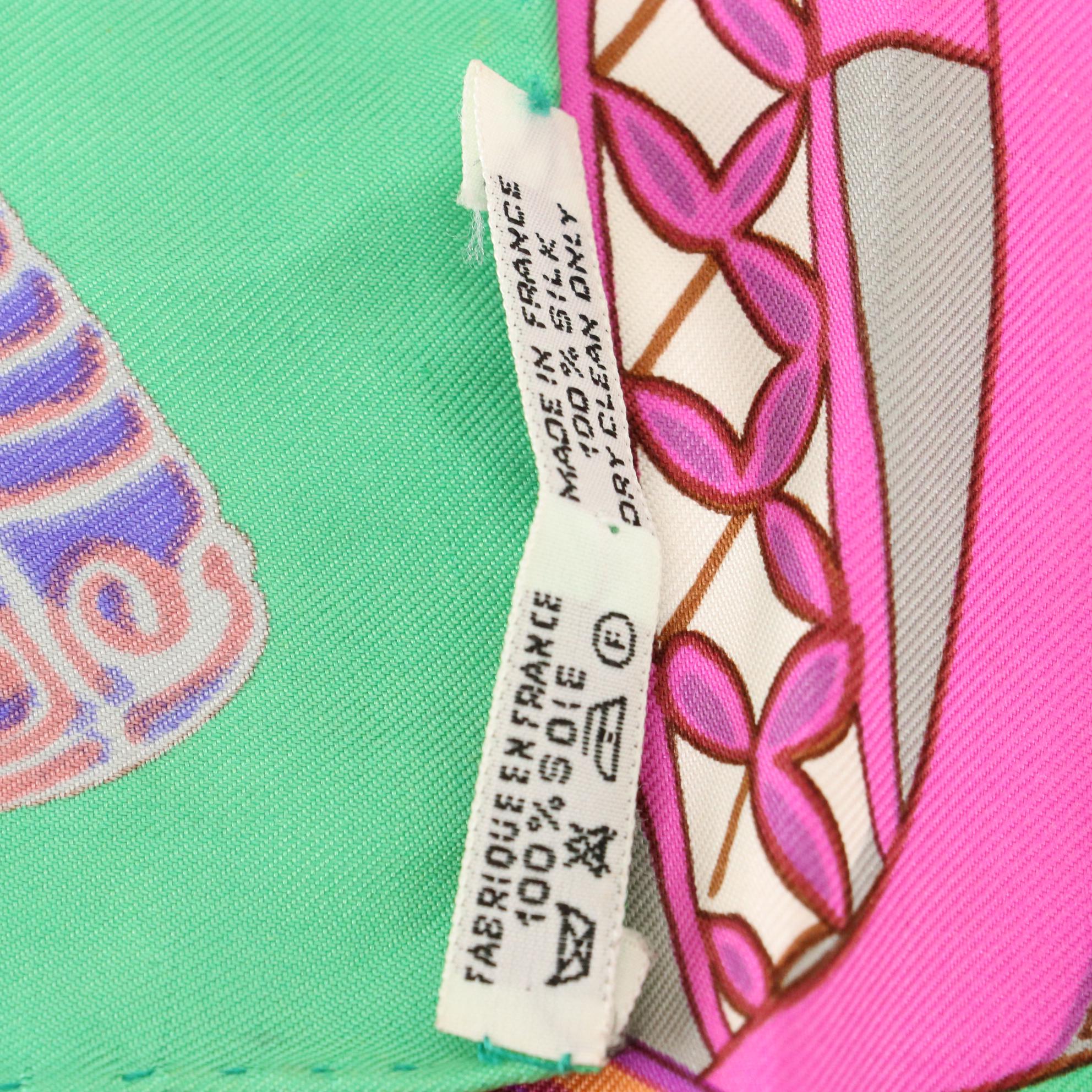 Hermès "Etendards et Bannieres" Silk Twill Scarf