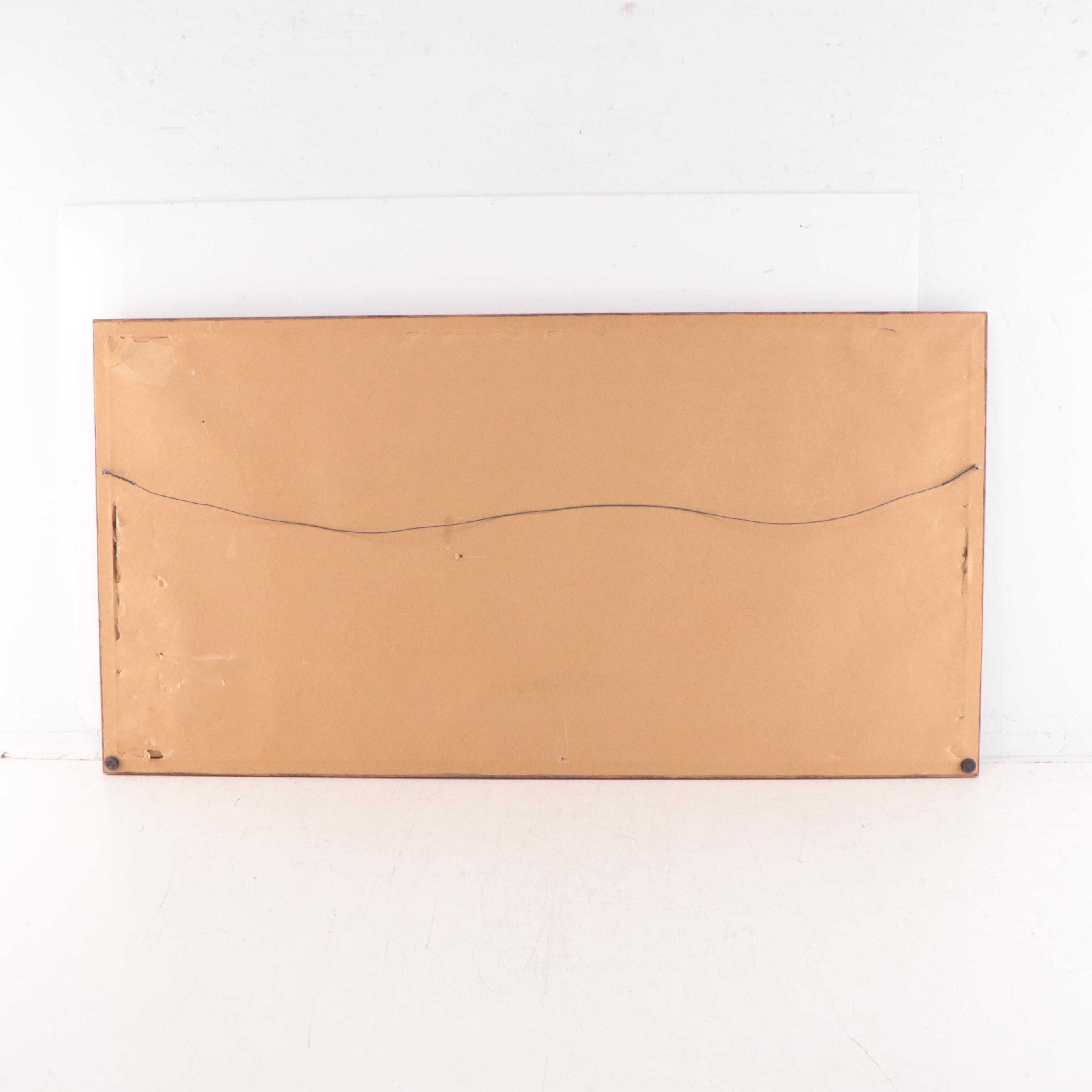 Marguerite Montaut Lithograph "Garros Gagne le Grand Prix de l'Aero Club"