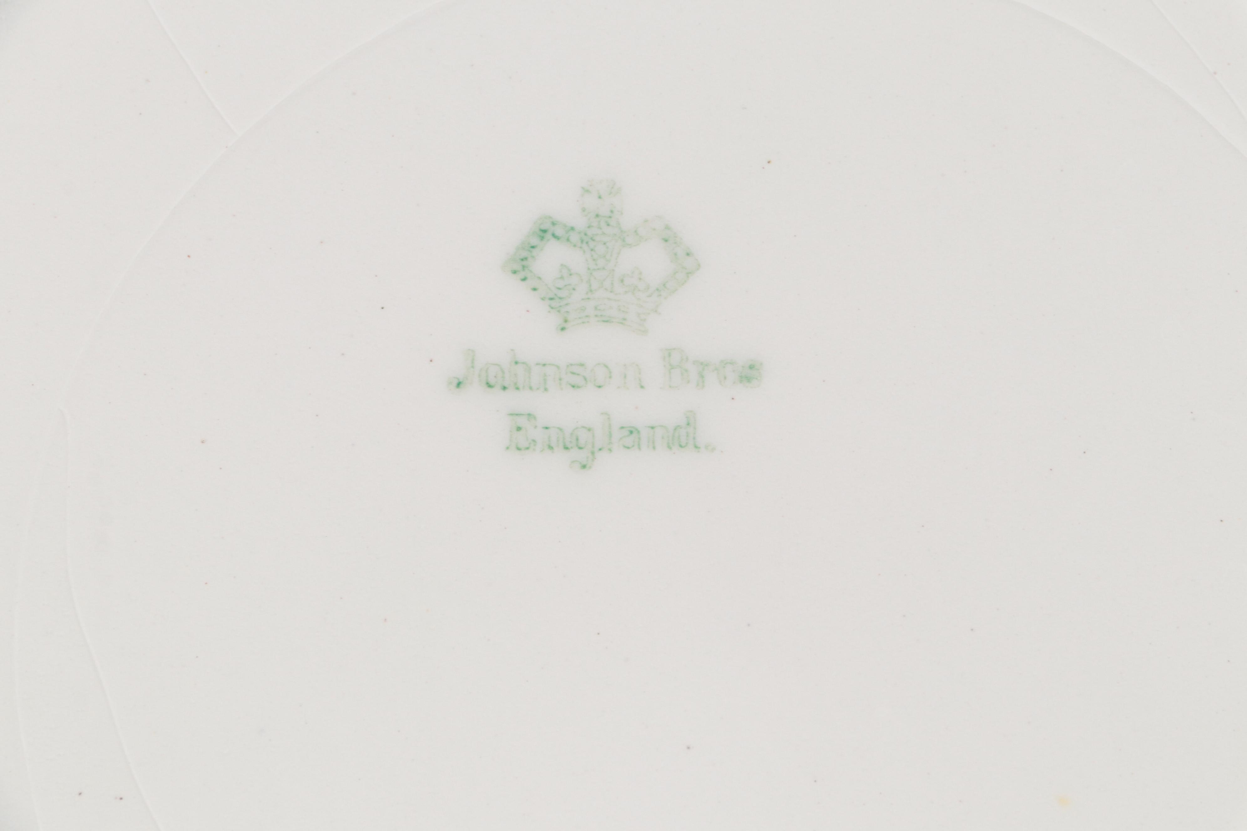 Johnson Bros. "Chantilly Gold" with Other Dinnerware and Table Accessories