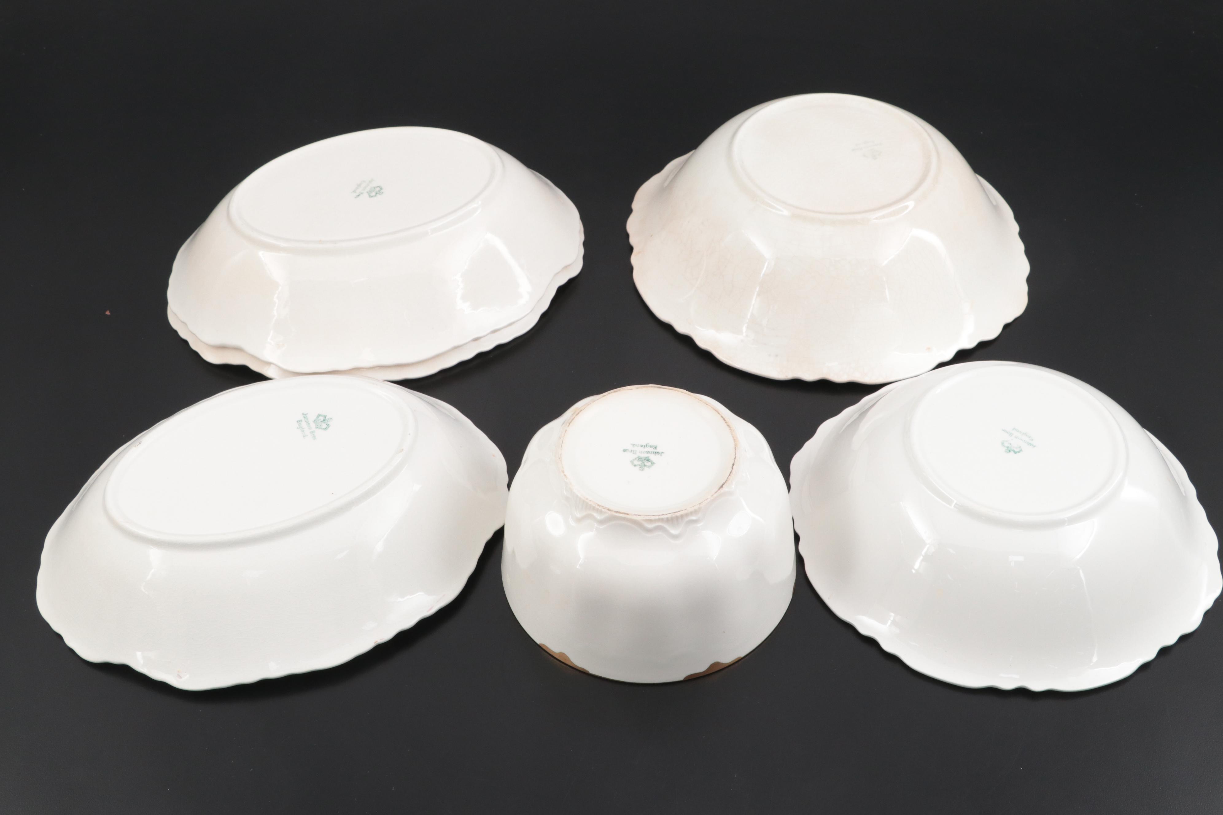 Johnson Bros. "Chantilly Gold" with Other Dinnerware and Table Accessories