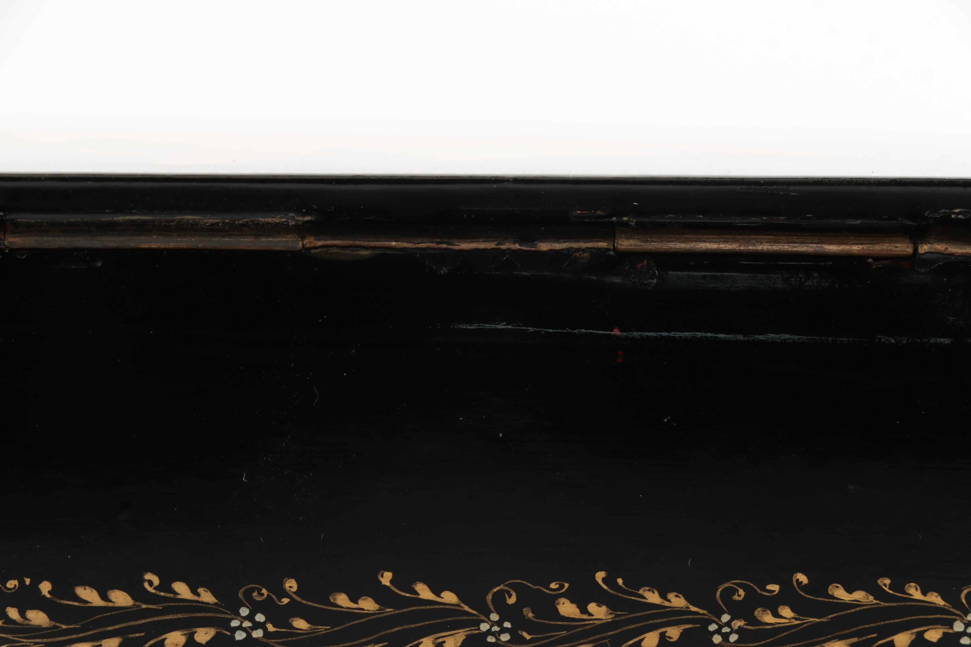 Russian Hand-Painted Lacquerware Trinket Boxes With Pamphlet