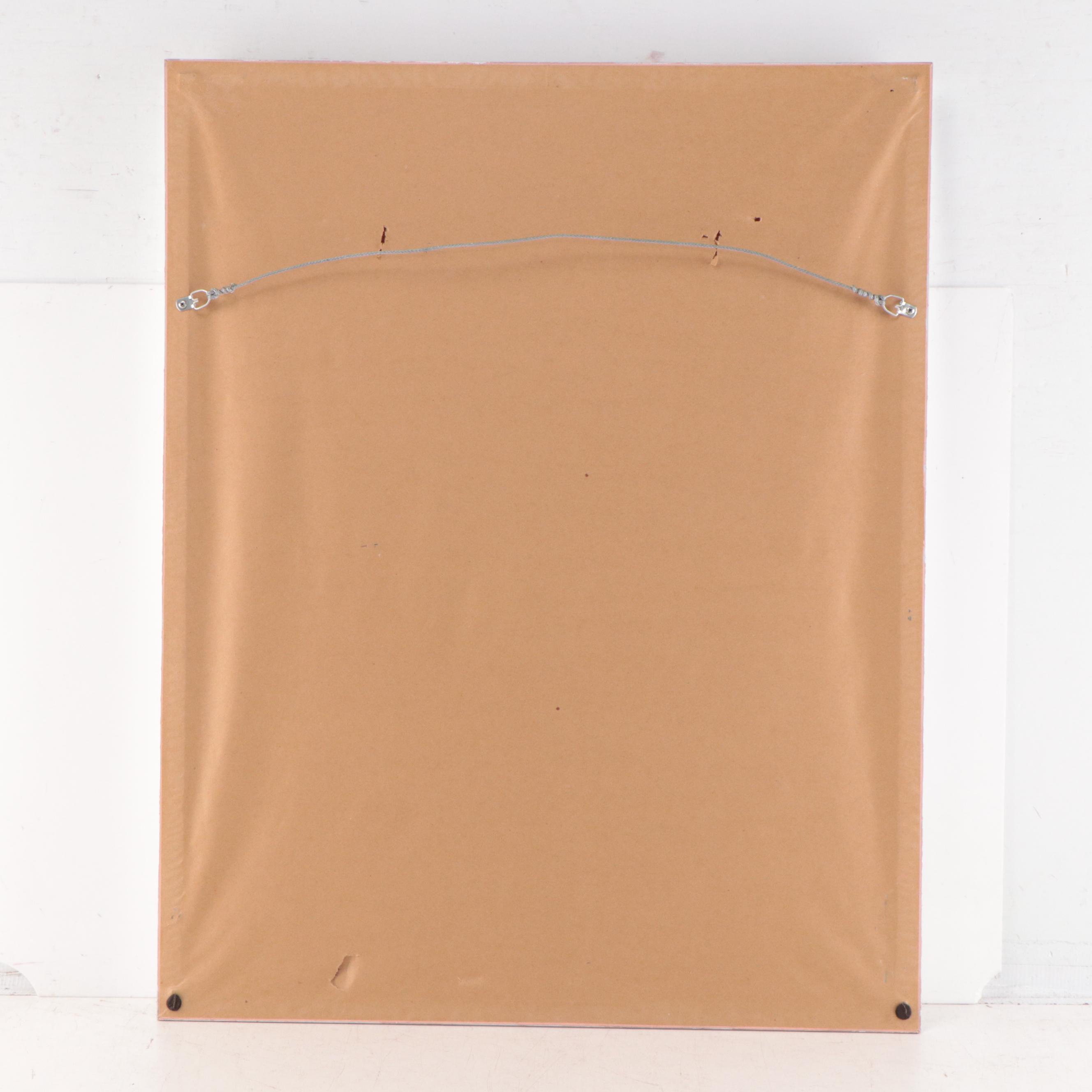 Abstract Figural Mixed Media Painting, 1996