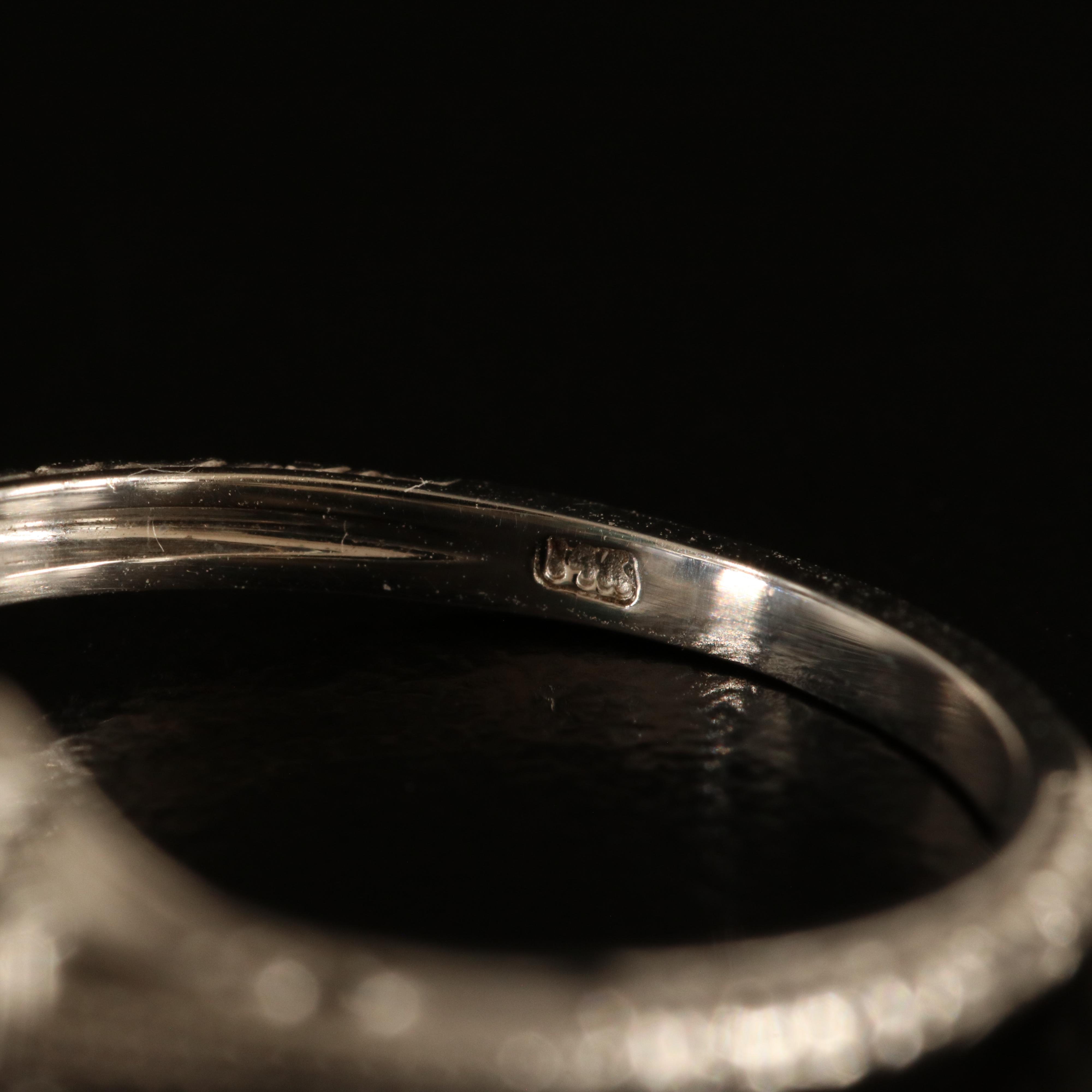 14K 0.69 CT Diamond Ring with Scroll and Flourished Details