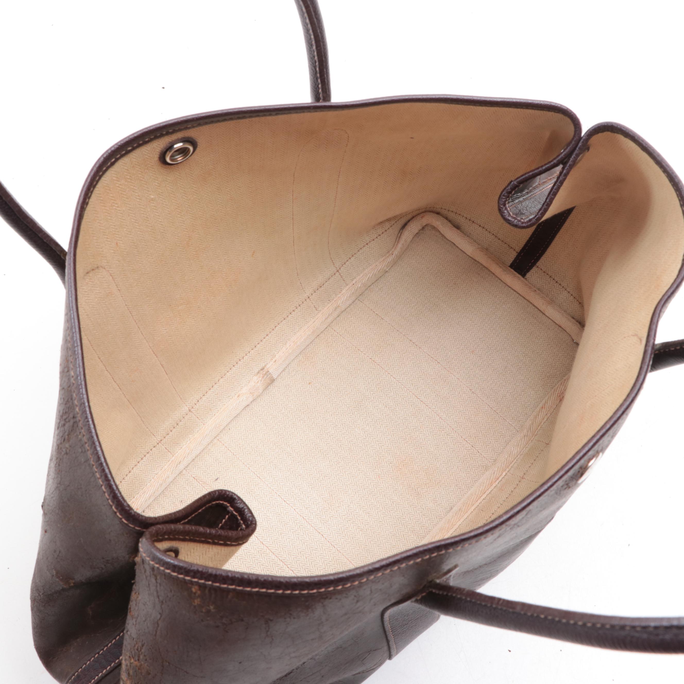 Hermès Garden Party Tote in Amazonia Leather with Buffalo Leather Trim