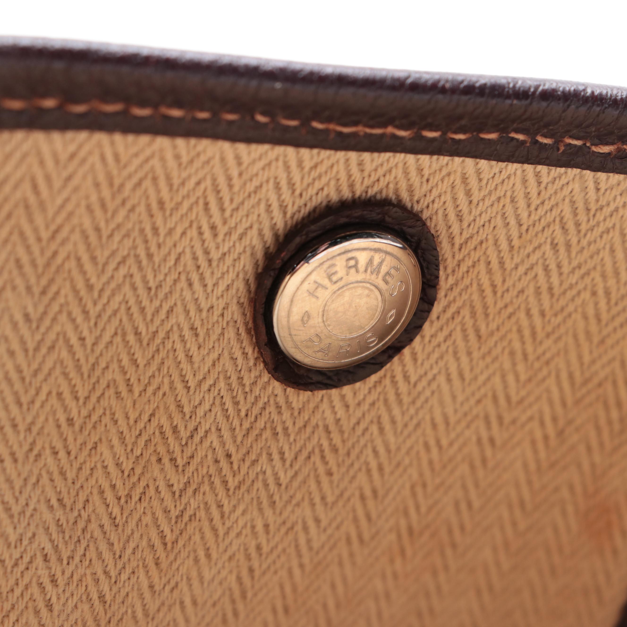 Hermès Garden Party Tote in Amazonia Leather with Buffalo Leather Trim