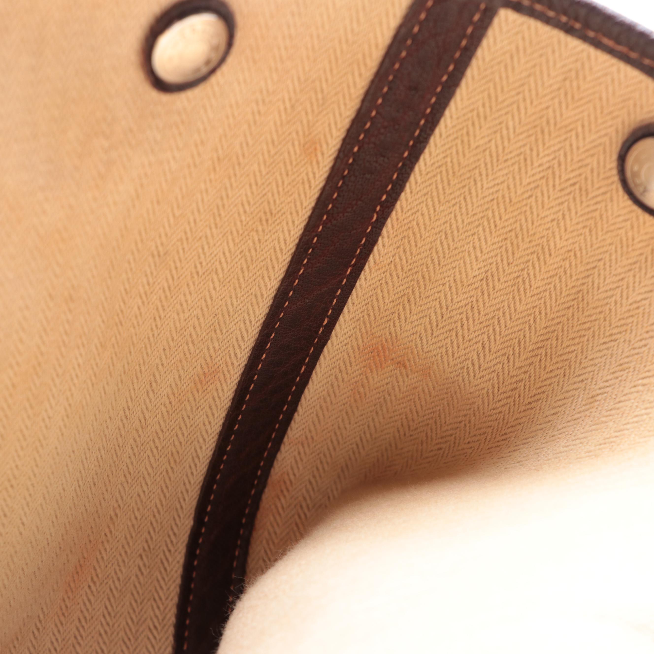 Hermès Garden Party Tote in Amazonia Leather with Buffalo Leather Trim