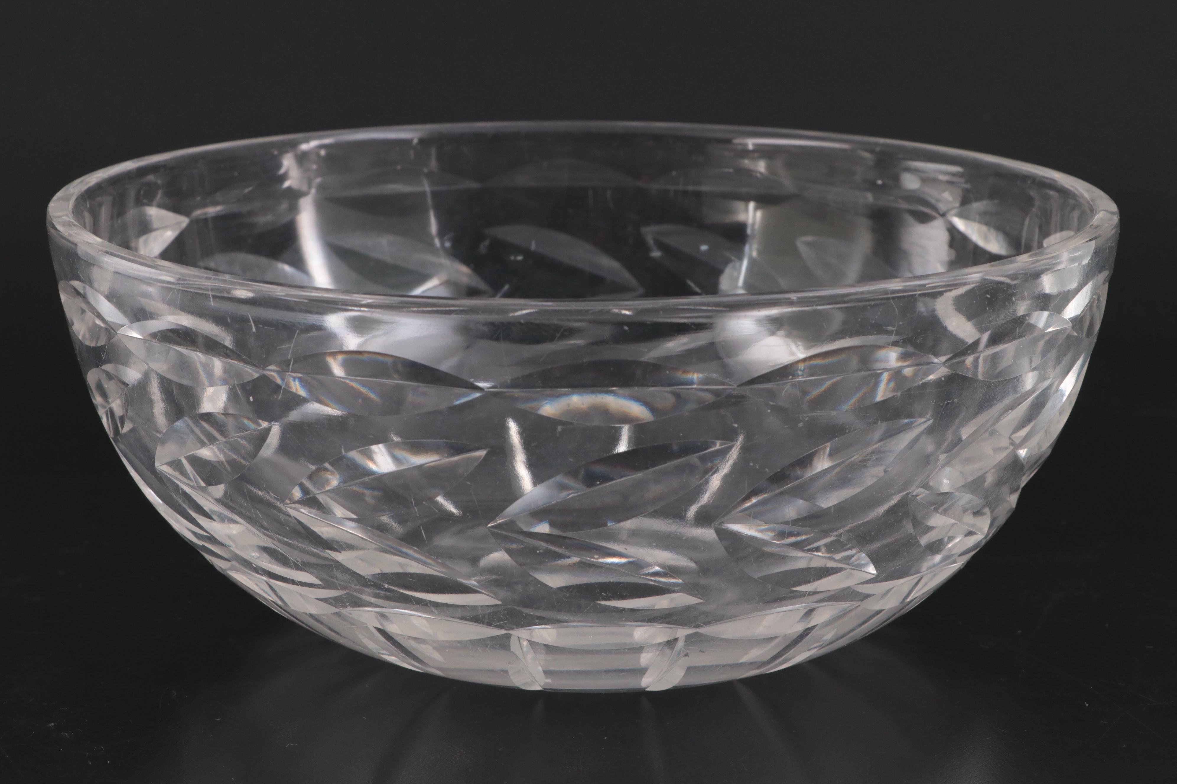 Emil Hermann Sterling Silver Rim Crystal Containers with More Crystal Tableware