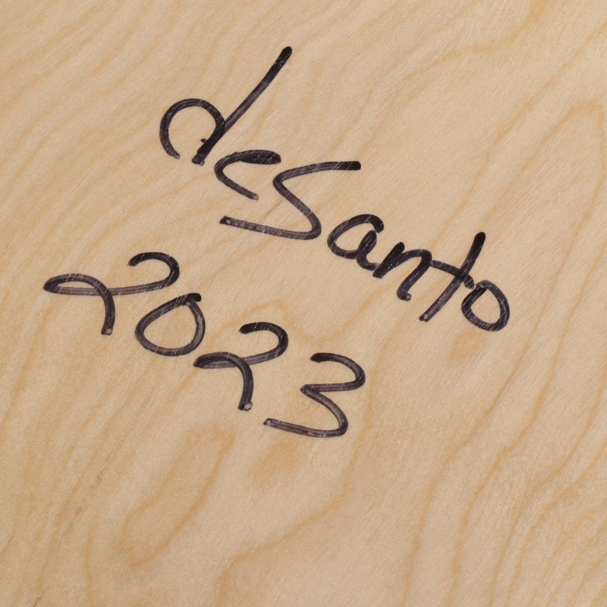 deSanto Pop Art Acrylic Painting Skateboard Deck, 2023