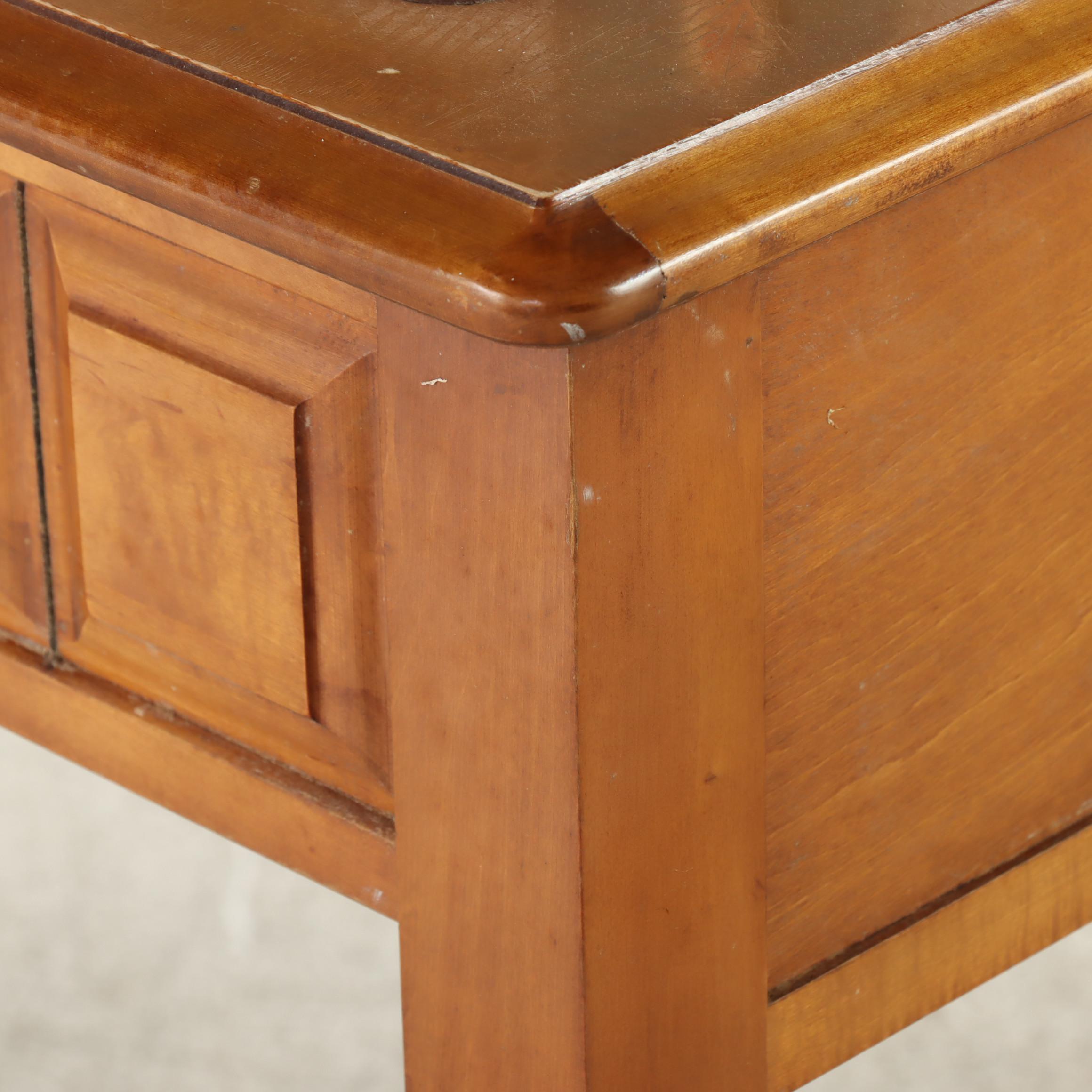 Singer "Touch & Sew" Sewing Machine and Sewing Table, 1966