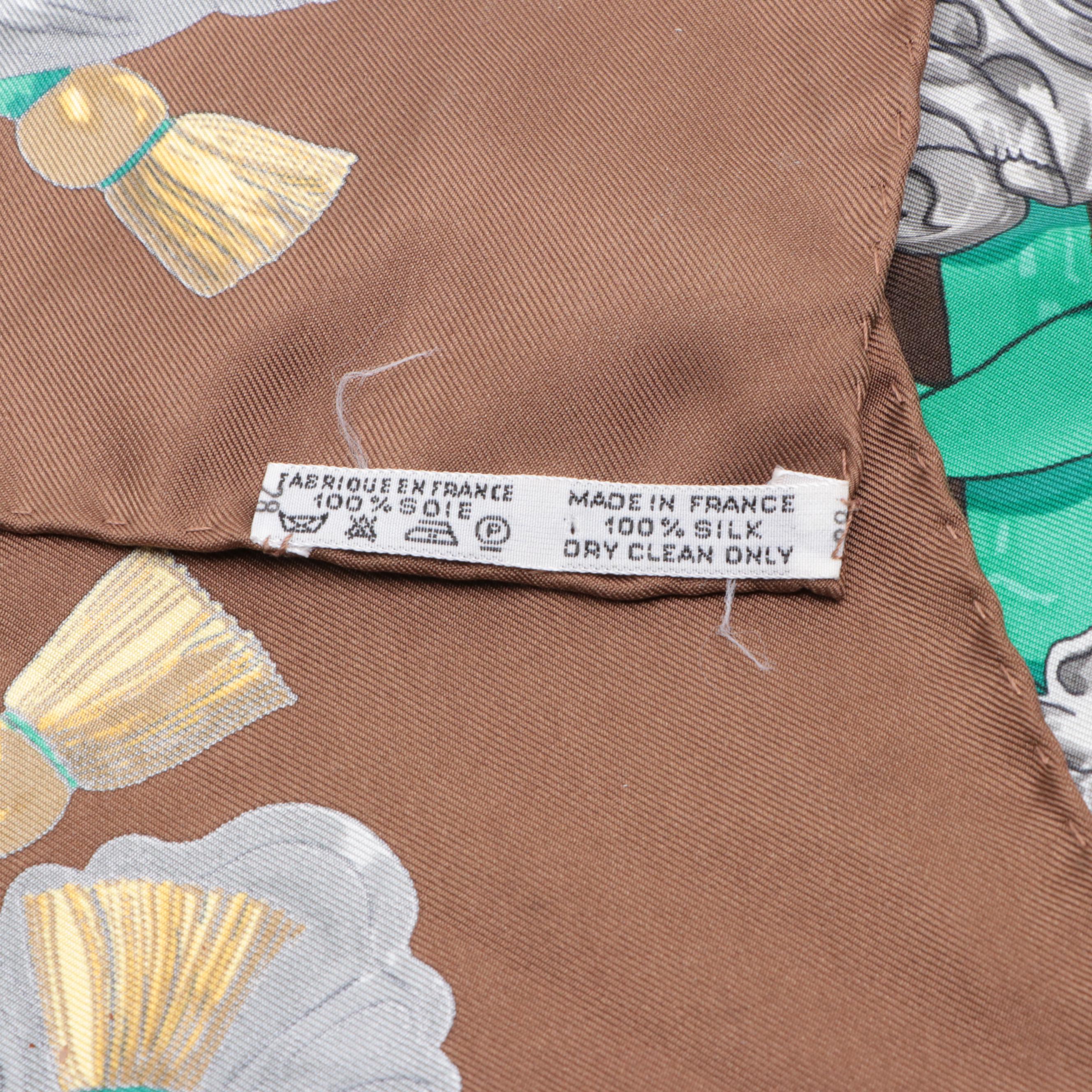 Hermès "Ferronnerie" Scarf 90 in Silk Twill