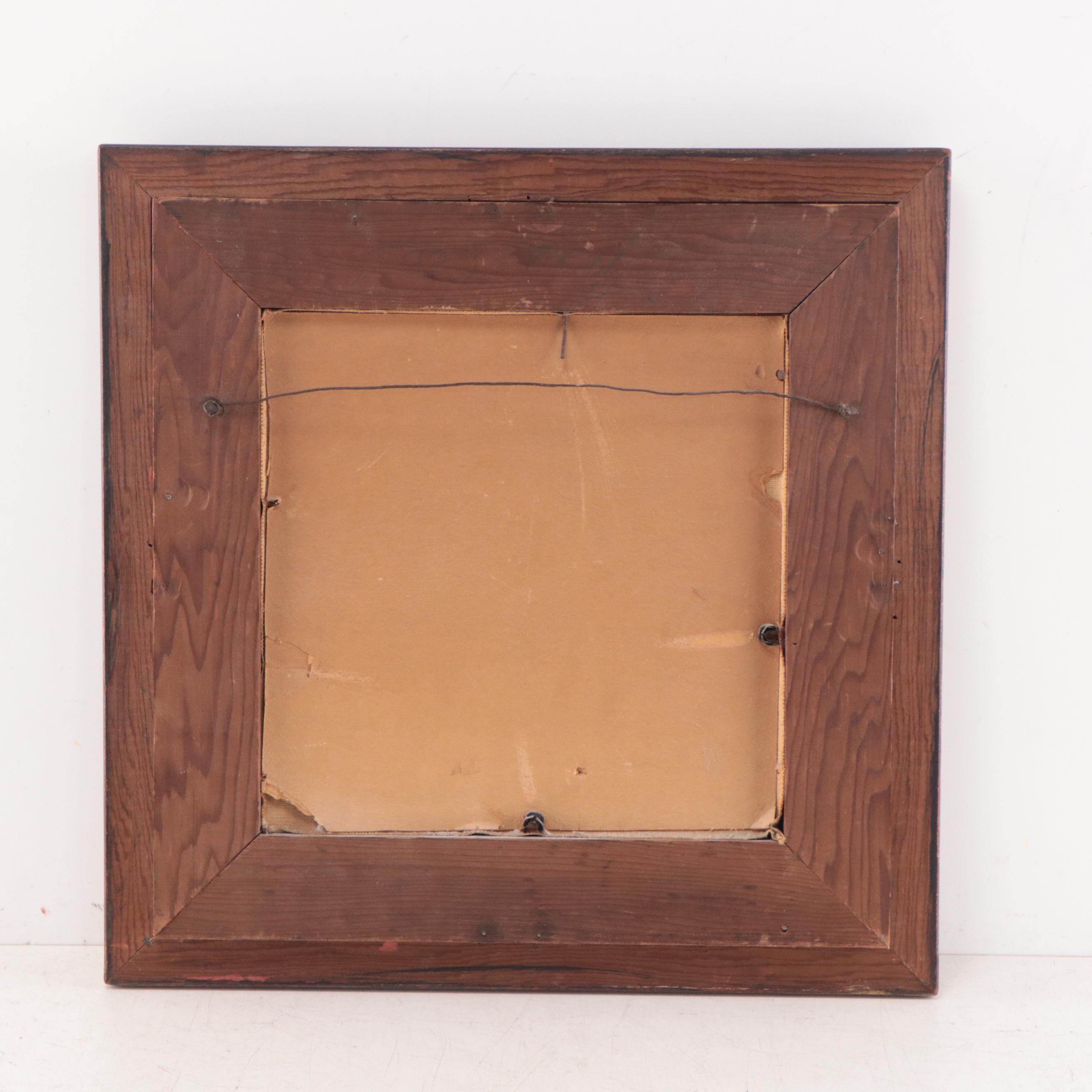 Oil Painting of Cows in Alpine Landscape