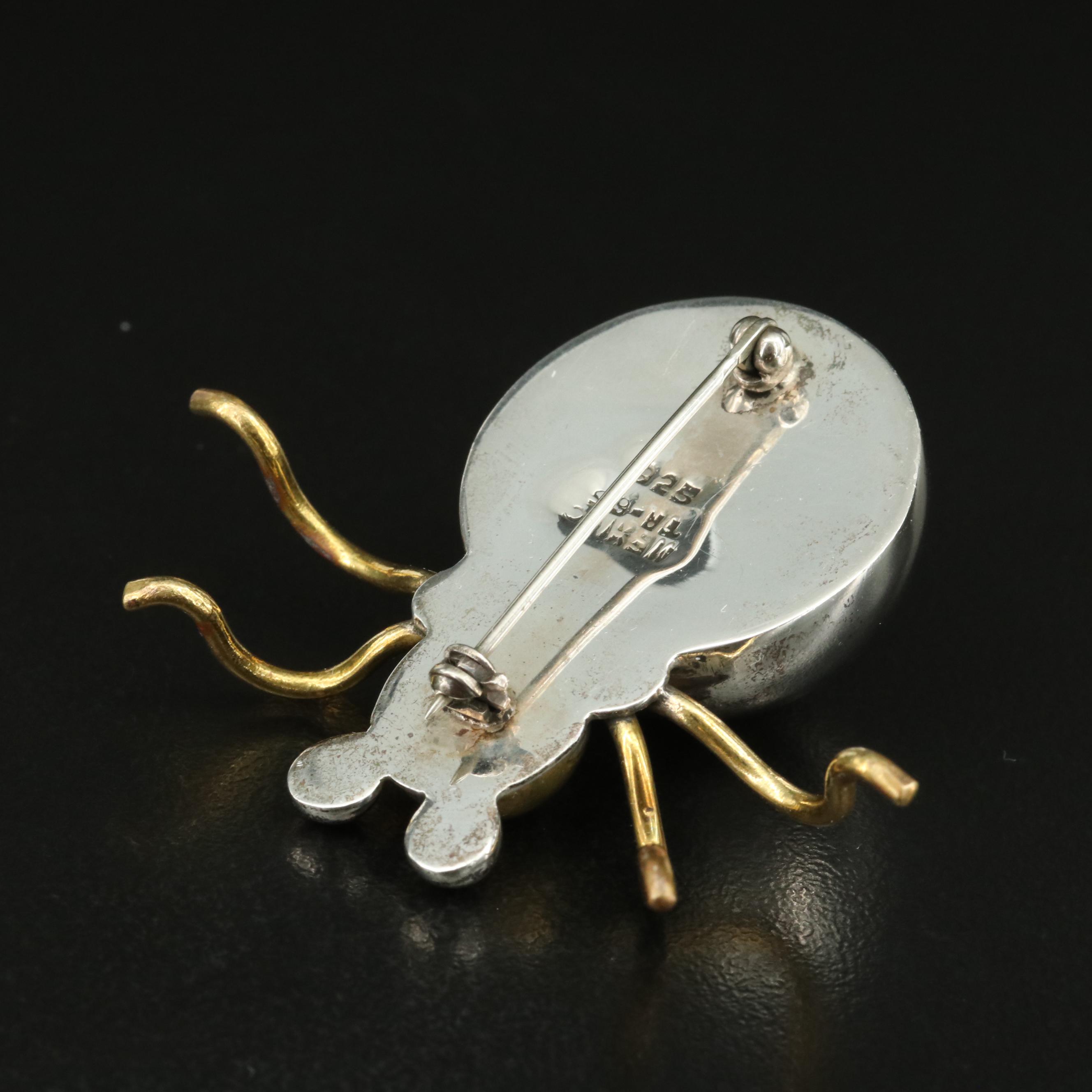 Mexican Sterling Insect Brooch