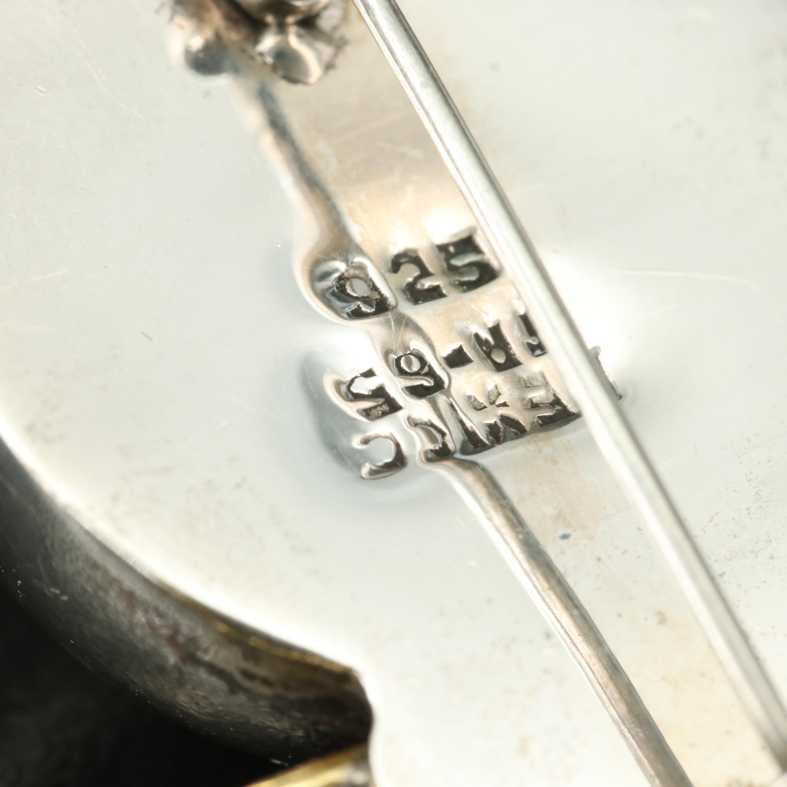 Mexican Sterling Insect Brooch